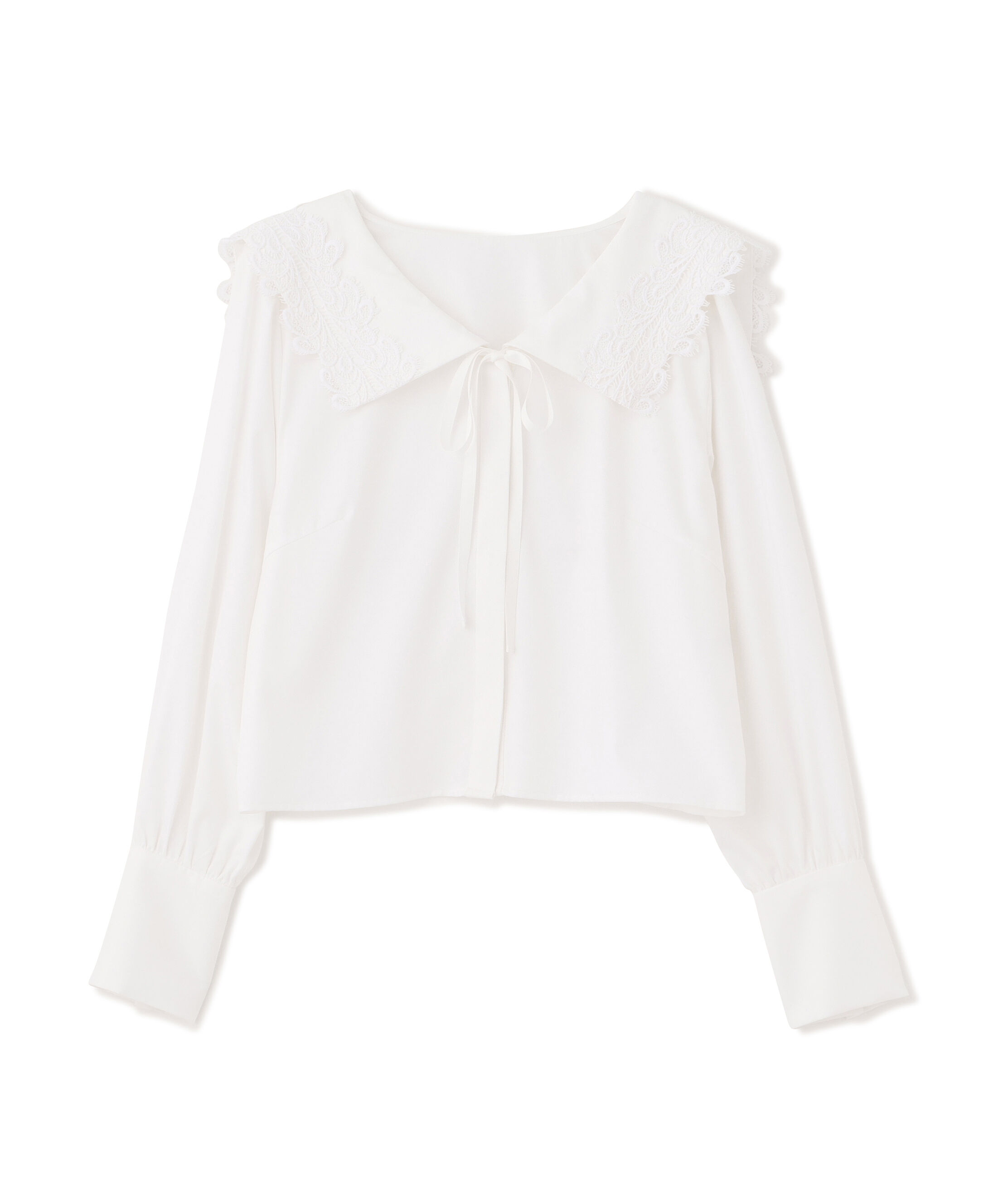  「レースセーラーカラーブラウス」|シャツ・ブラウス|