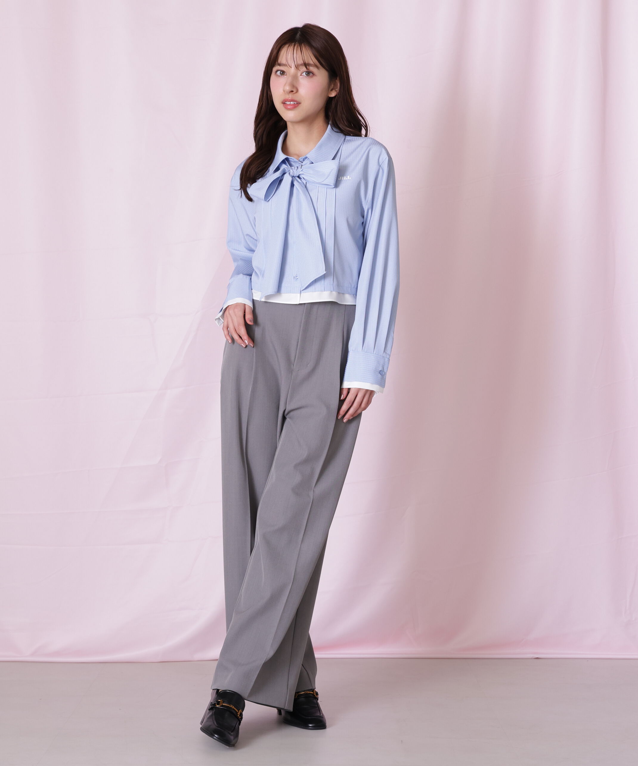  「＜セットアップ対応＞太ベルト付きスラックスパンツ」|その他|