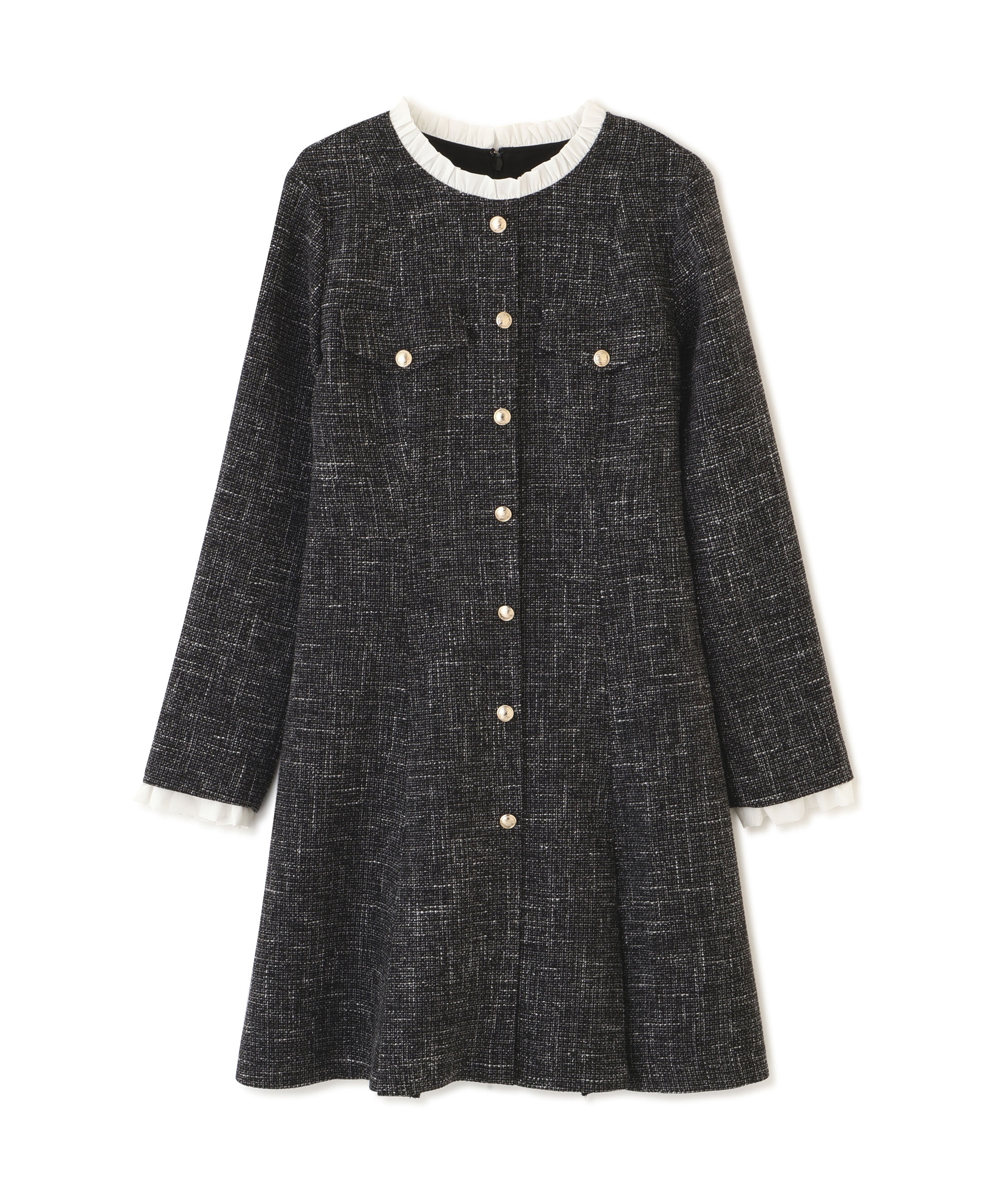  「ツィードミニワンピース」|ワンピース|