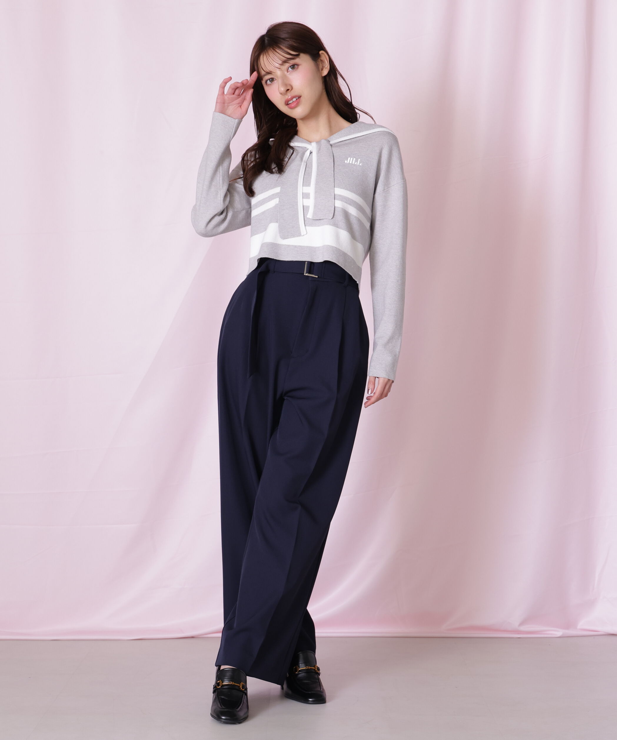  「セーラーカラーニット」|ニット・セーター|