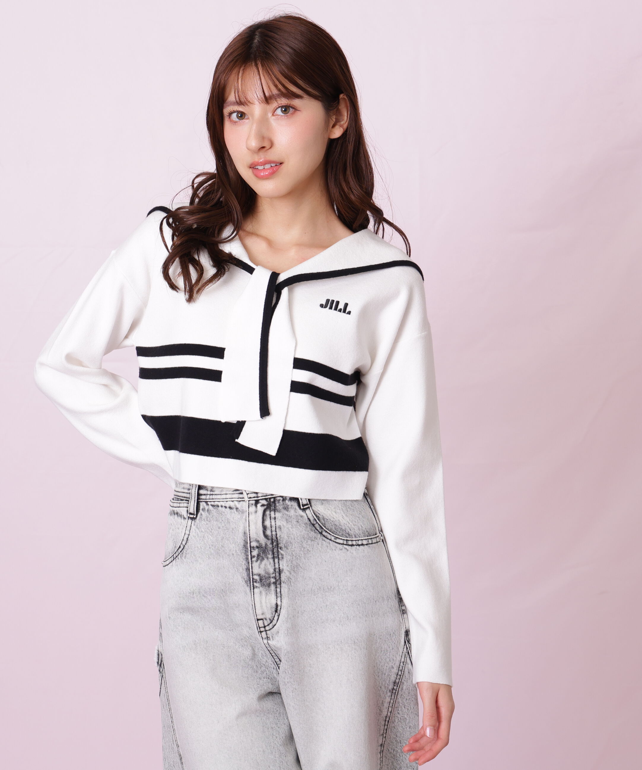  「セーラーカラーニット」|ニット・セーター|