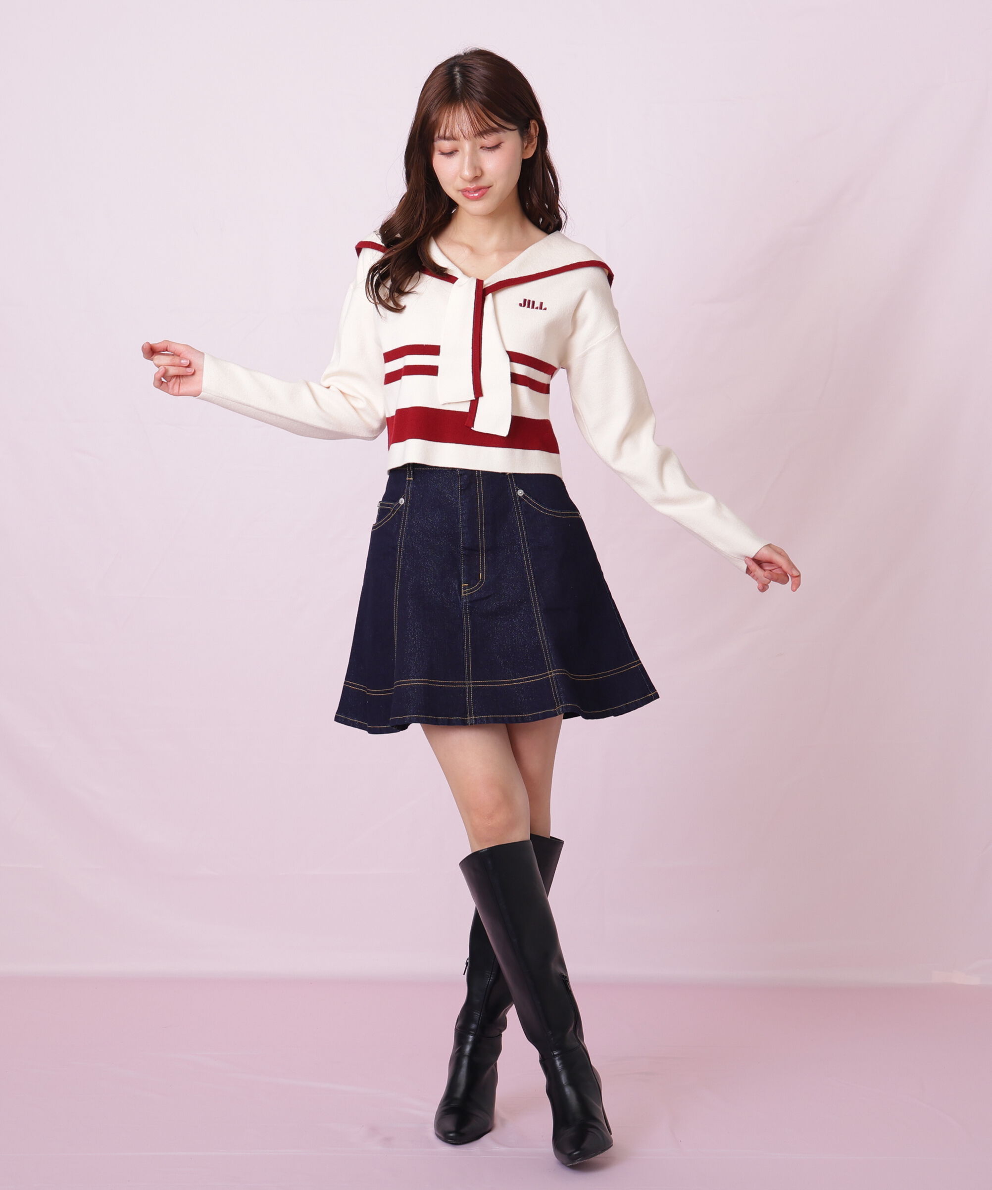  「セーラーカラーニット」|ニット・セーター|