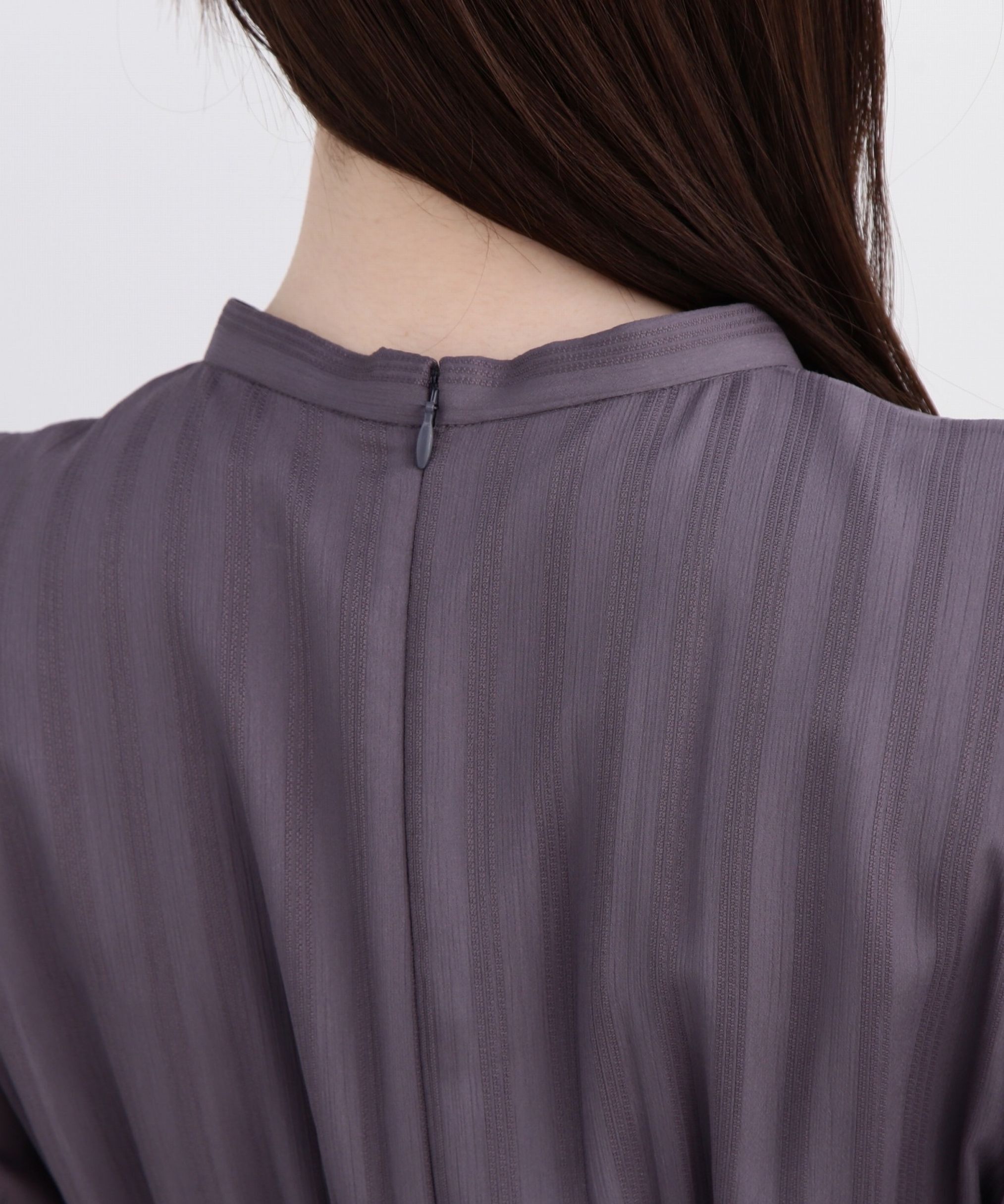 PROPORTION BODY DRESSING「《EDIT COLOGNE》シアーストライプマキシワンピース WEB限定 24SS」|ワンピース|