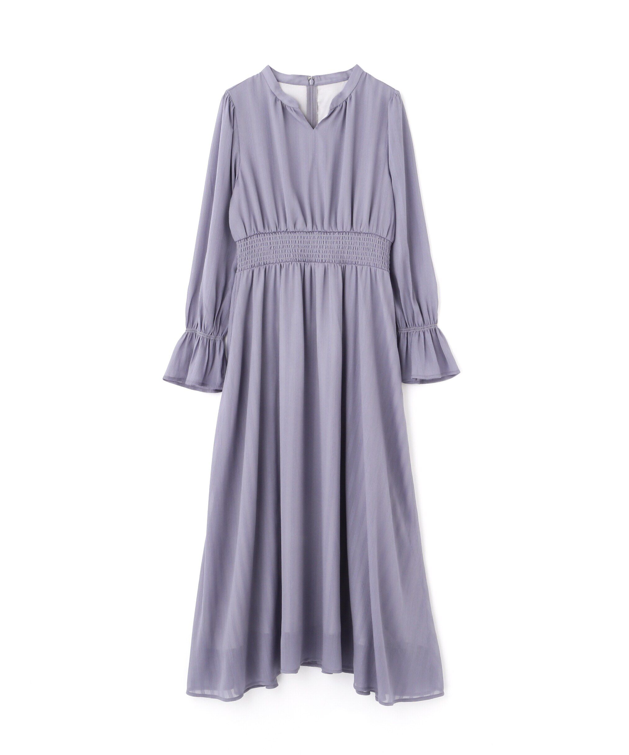 PROPORTION BODY DRESSING「《EDIT COLOGNE》シアーストライプマキシワンピース WEB限定 24SS」|ワンピース|