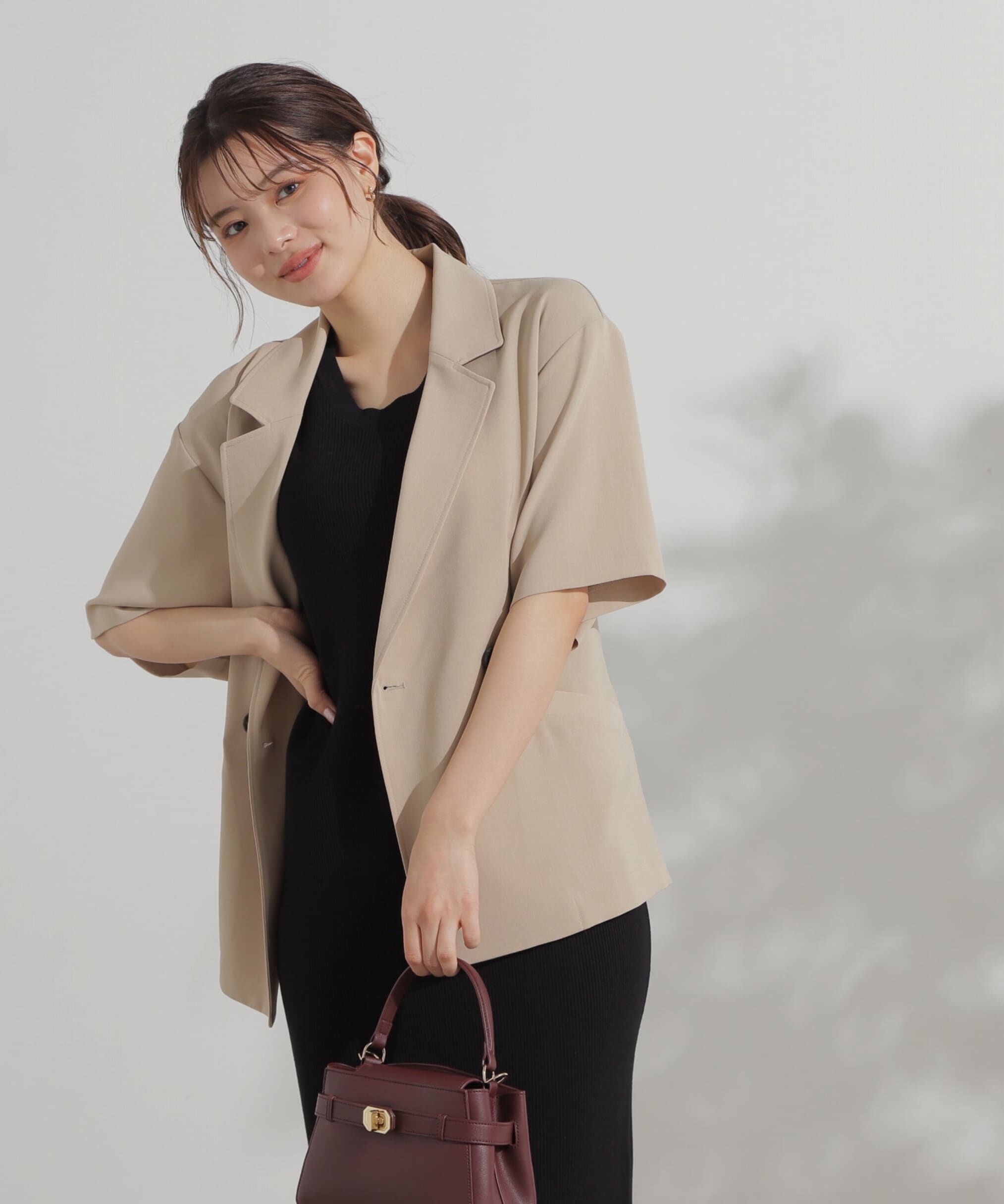 PROPORTION BODY DRESSING「ハーフスリーブテーラードジャケット」|その他|