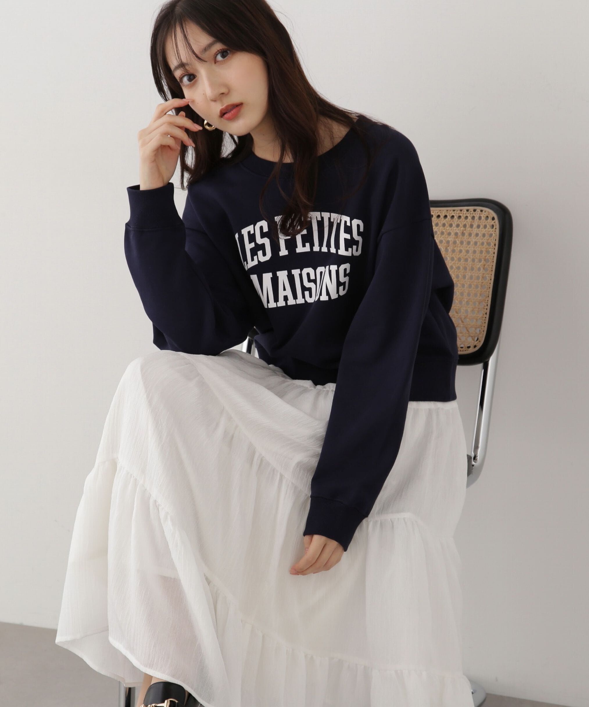 PROPORTION BODY DRESSING「シアー楊柳ティアードスカート」|スカート|