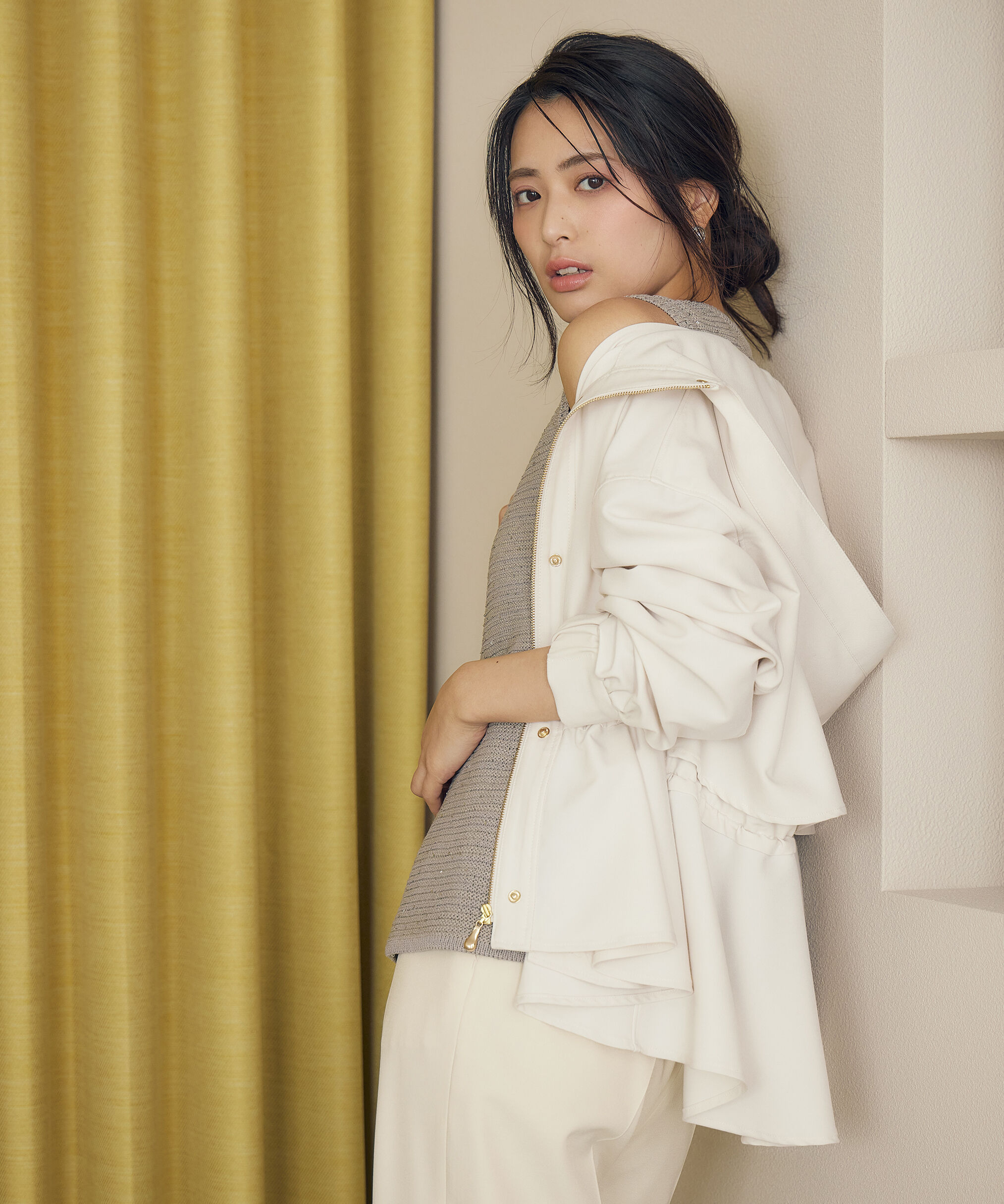 PROPORTION BODY DRESSING「マウンテンパーカー」|ブルゾン・スタジャン|アイボリー2