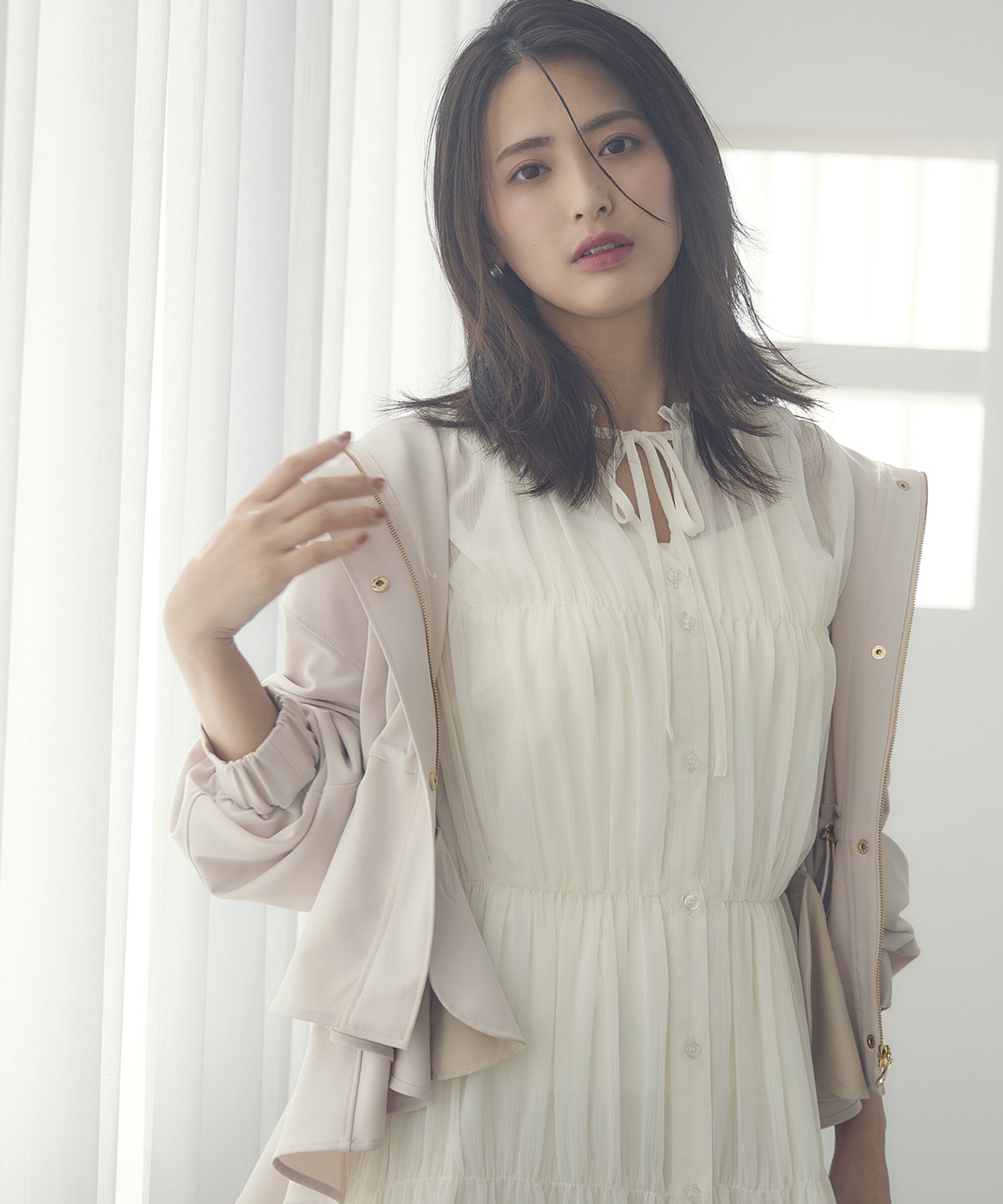 PROPORTION BODY DRESSING「マウンテンパーカー」|ブルゾン・スタジャン|ベージュ