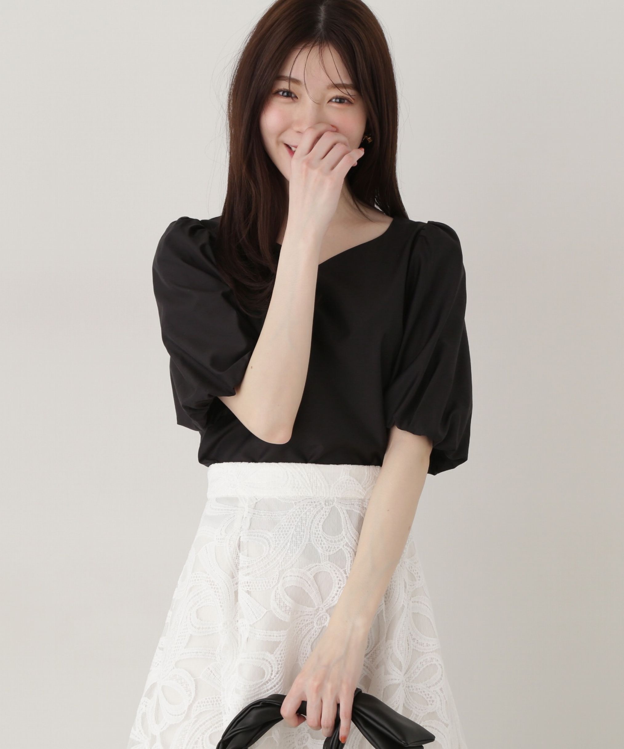 PROPORTION BODY DRESSING「ハートカットバルーンスリーブブラウス」|シャツ・ブラウス|