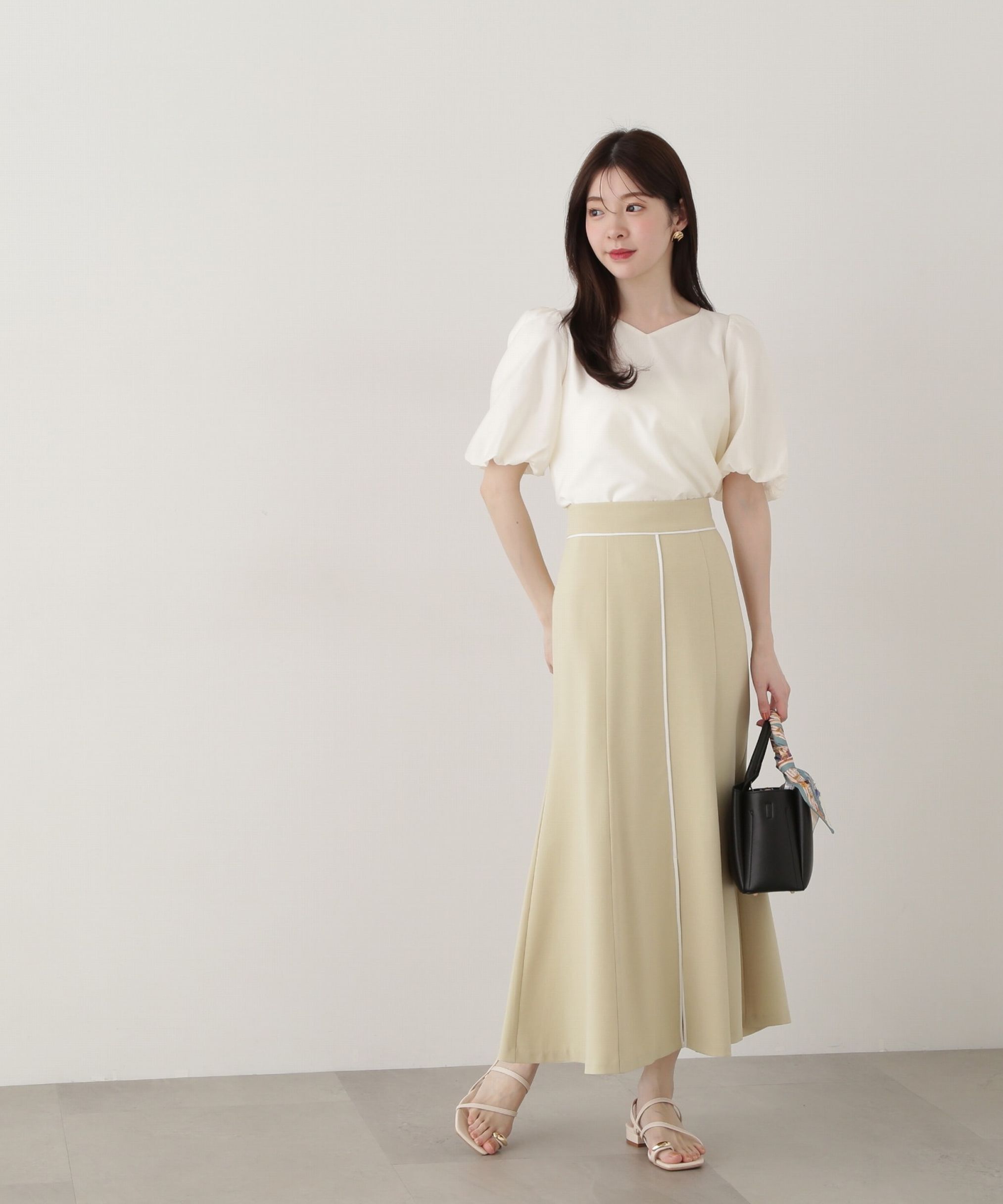 PROPORTION BODY DRESSING「ハートカットバルーンスリーブブラウス」|シャツ・ブラウス|