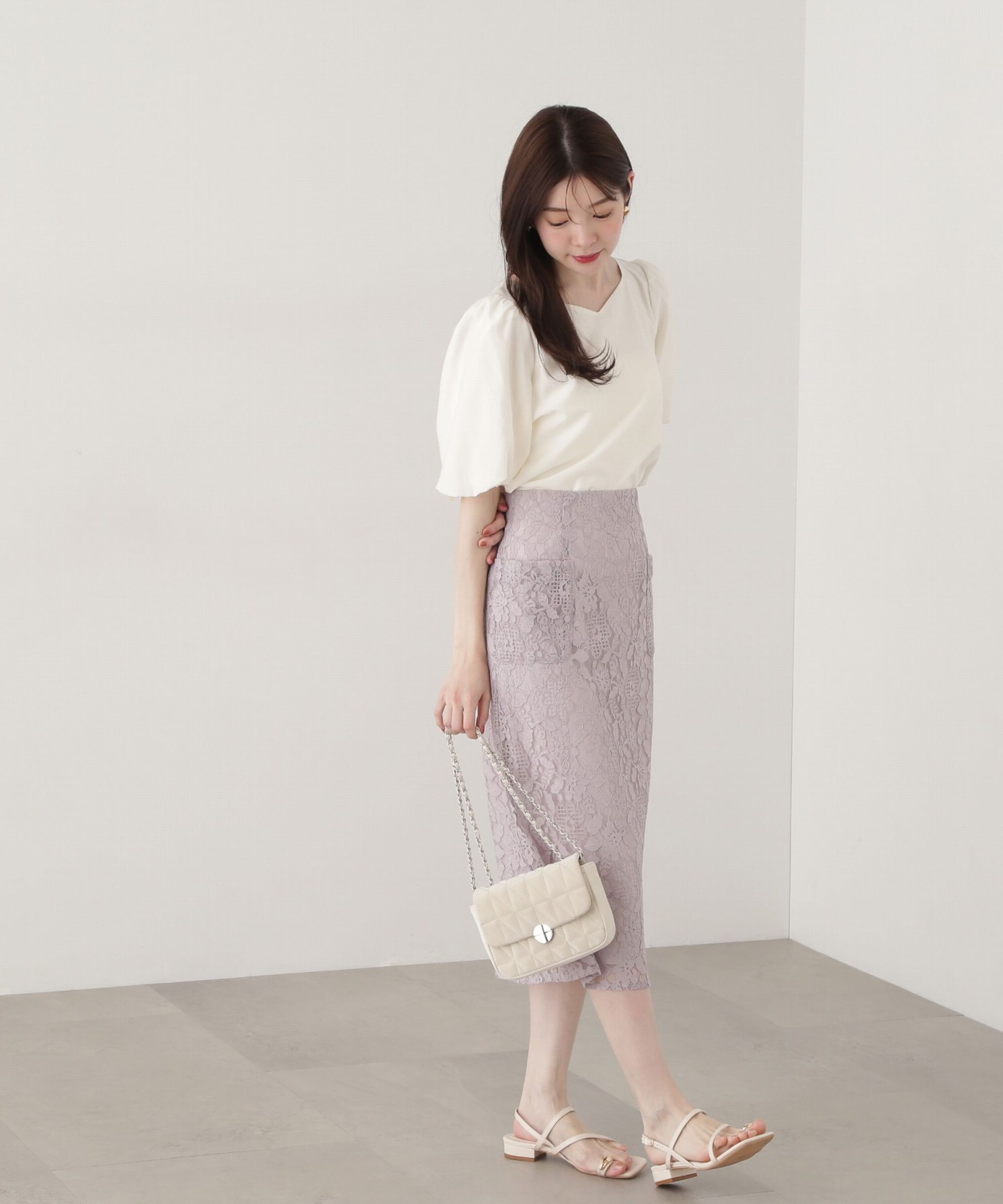 PROPORTION BODY DRESSING「ハートカットバルーンスリーブブラウス」|シャツ・ブラウス|