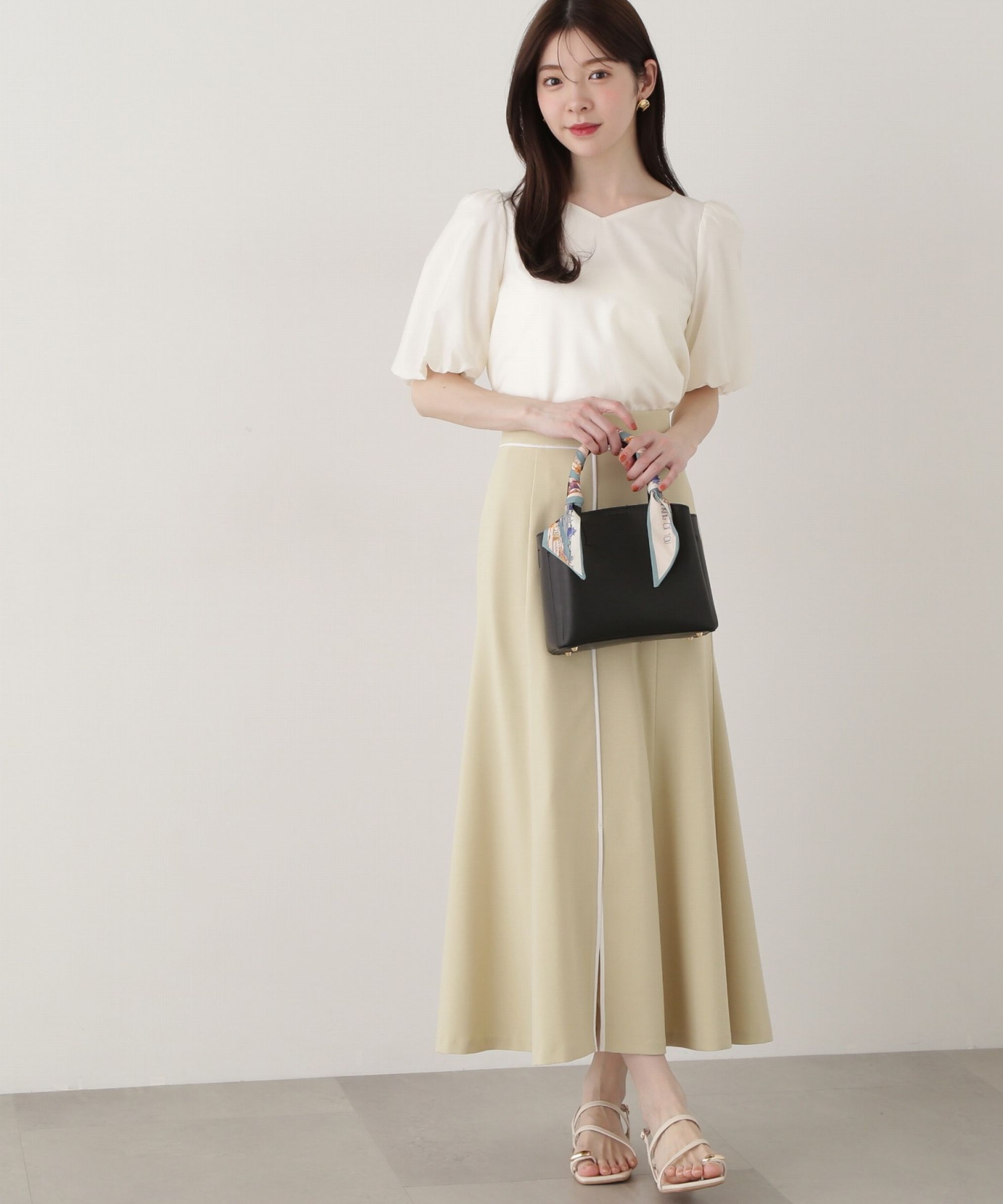 PROPORTION BODY DRESSING「ハートカットバルーンスリーブブラウス」|シャツ・ブラウス|