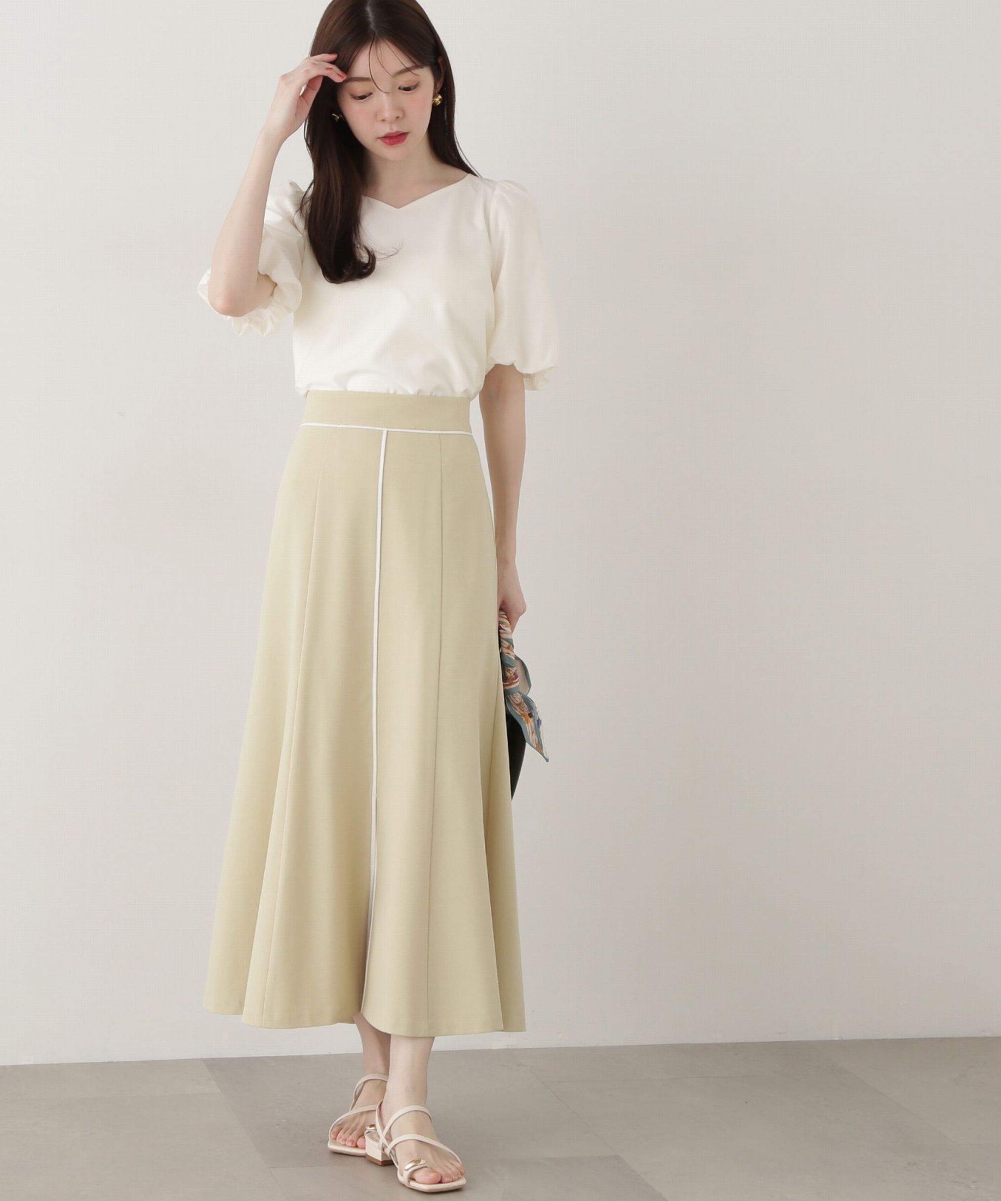 PROPORTION BODY DRESSING「ハートカットバルーンスリーブブラウス」|シャツ・ブラウス|