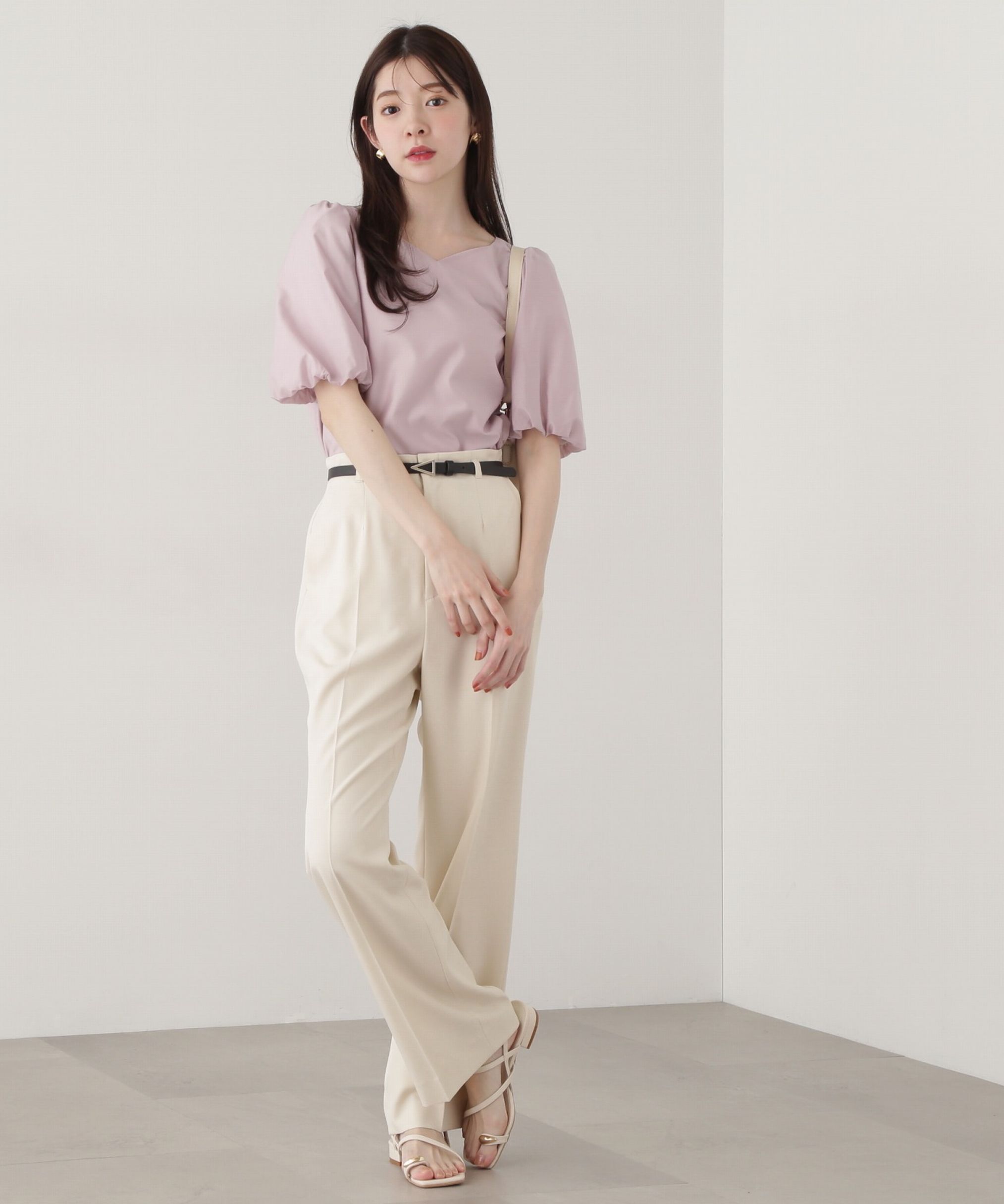 PROPORTION BODY DRESSING「ハートカットバルーンスリーブブラウス」|シャツ・ブラウス|