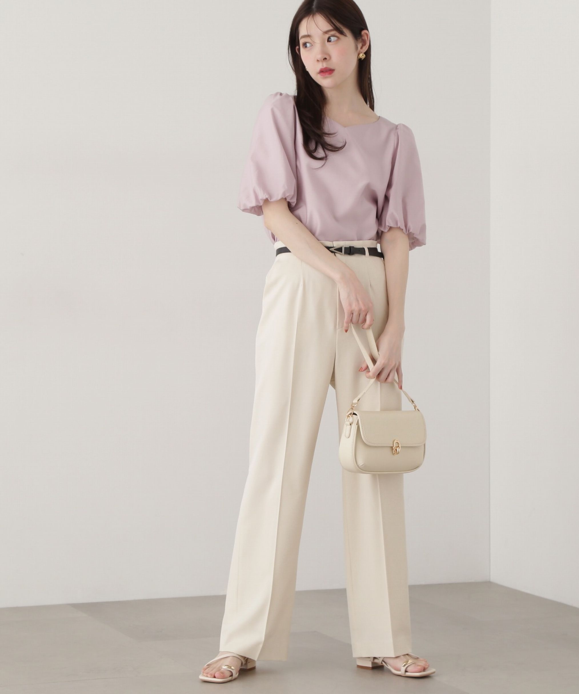 PROPORTION BODY DRESSING「ハートカットバルーンスリーブブラウス」|シャツ・ブラウス|