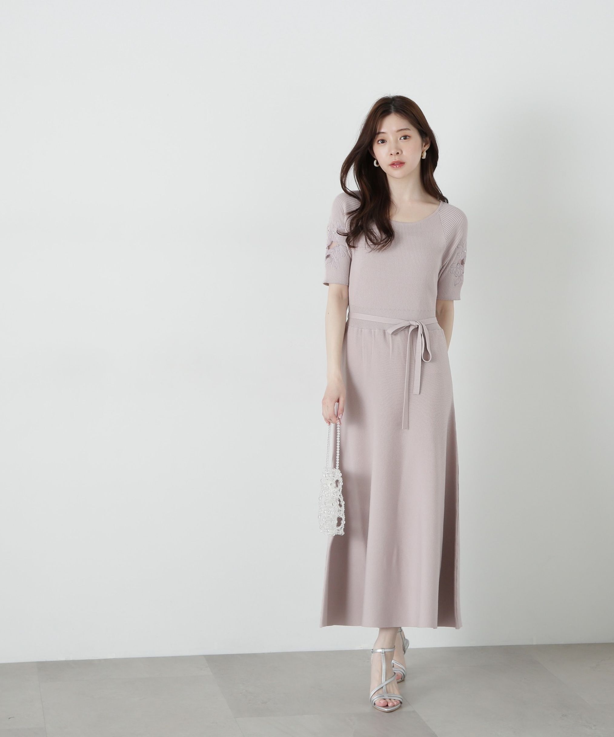 PROPORTION BODY DRESSING「エンブロイダリーニットワンピース」|ワンピース|