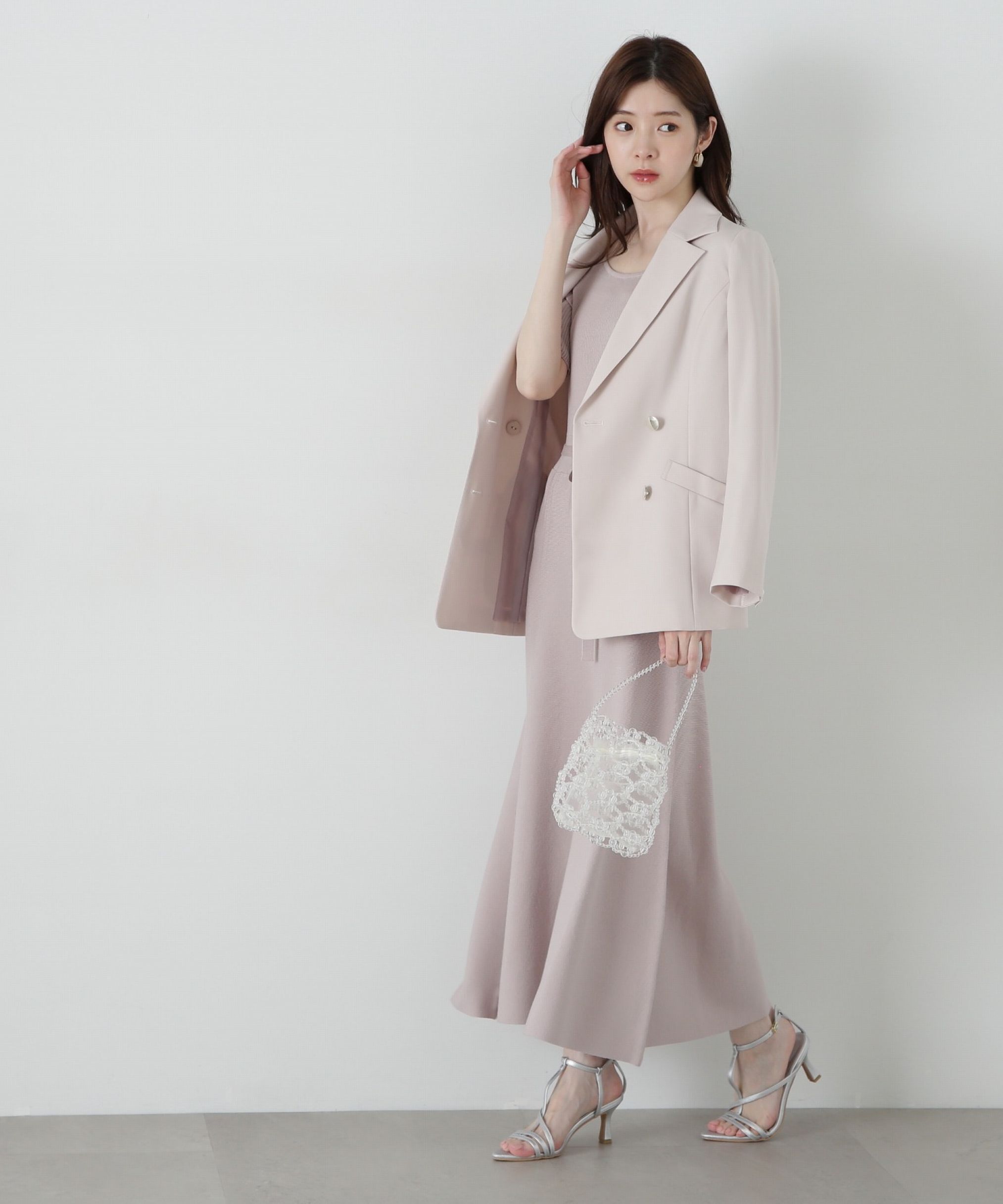 PROPORTION BODY DRESSING「エンブロイダリーニットワンピース」|ワンピース|