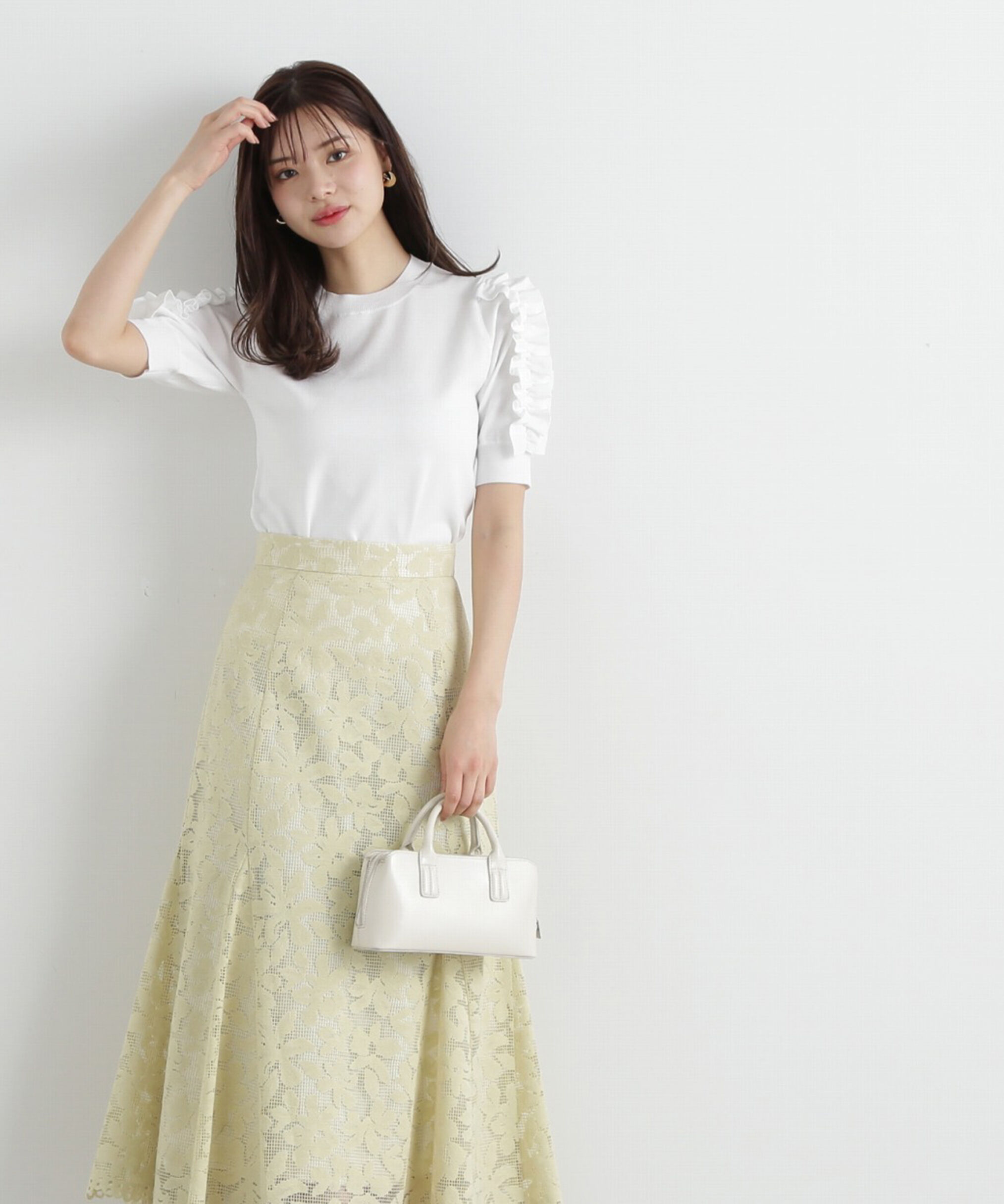 PROPORTION BODY DRESSING「フリルスリーブニット」|ニット・セーター|