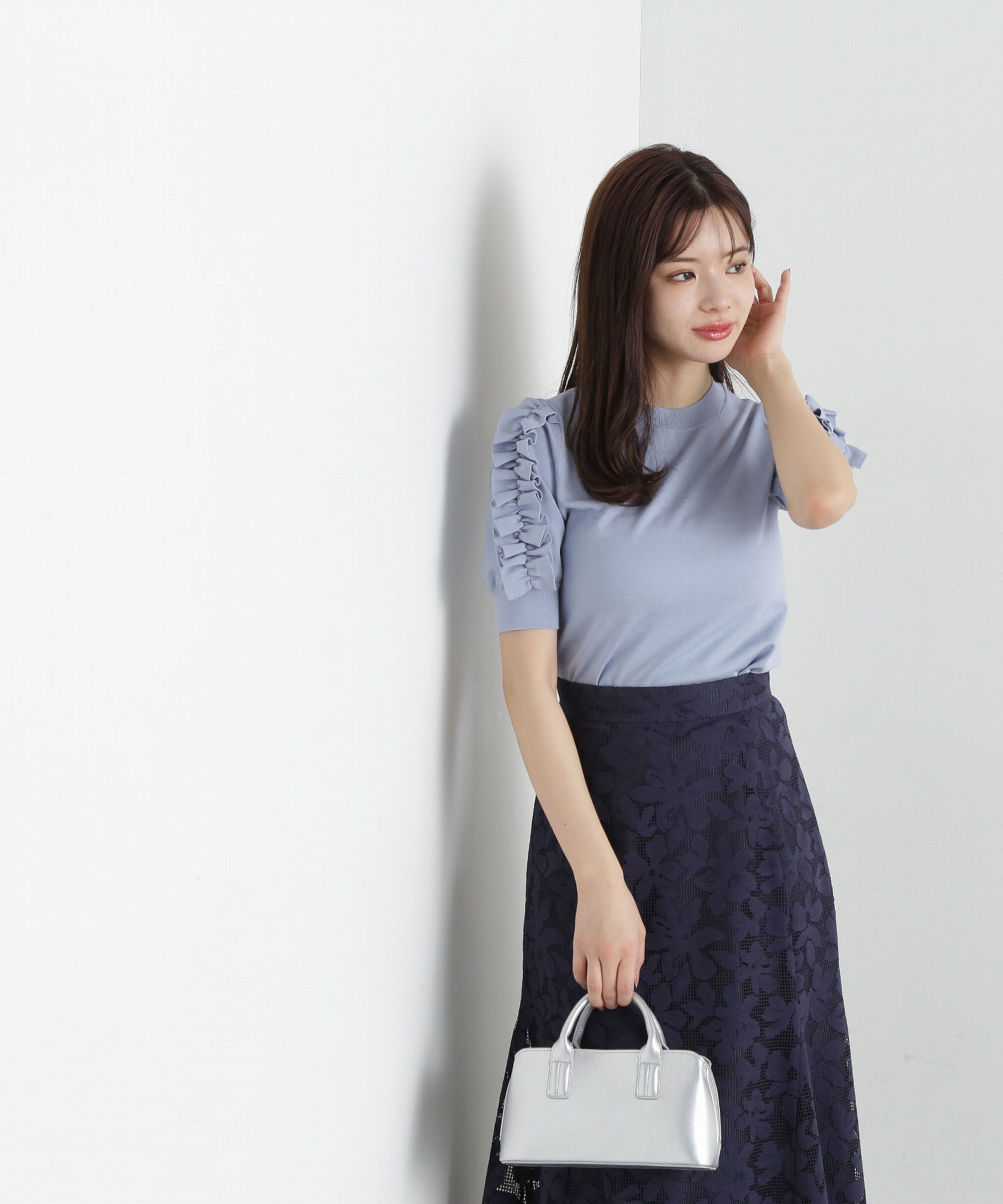 PROPORTION BODY DRESSING「フリルスリーブニット」|ニット・セーター|