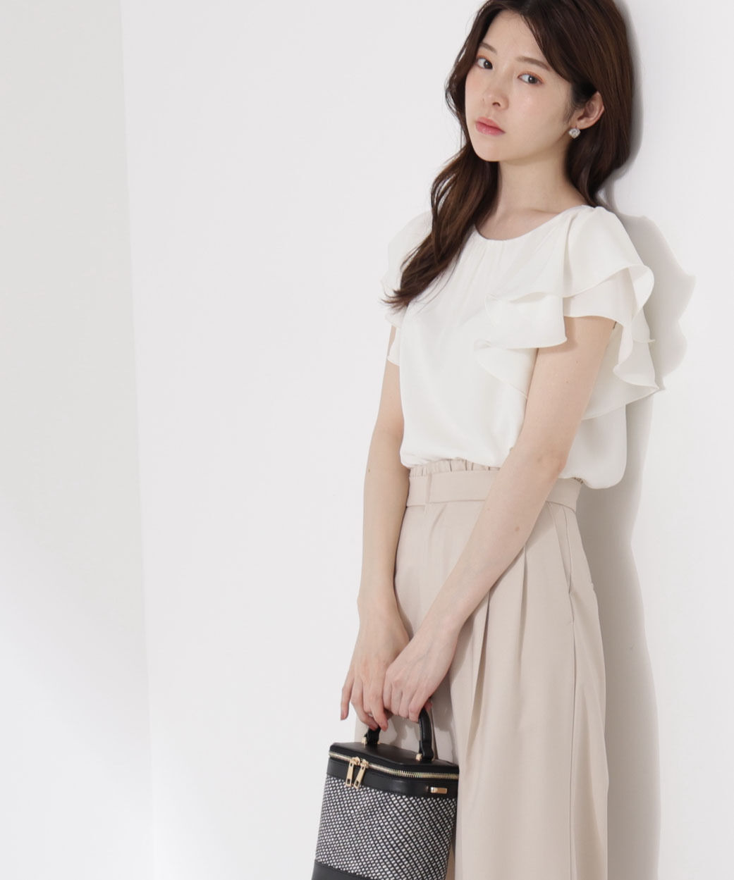 PROPORTION BODY DRESSING「ダブルラッフルスリーブブラウス」|シャツ・ブラウス|