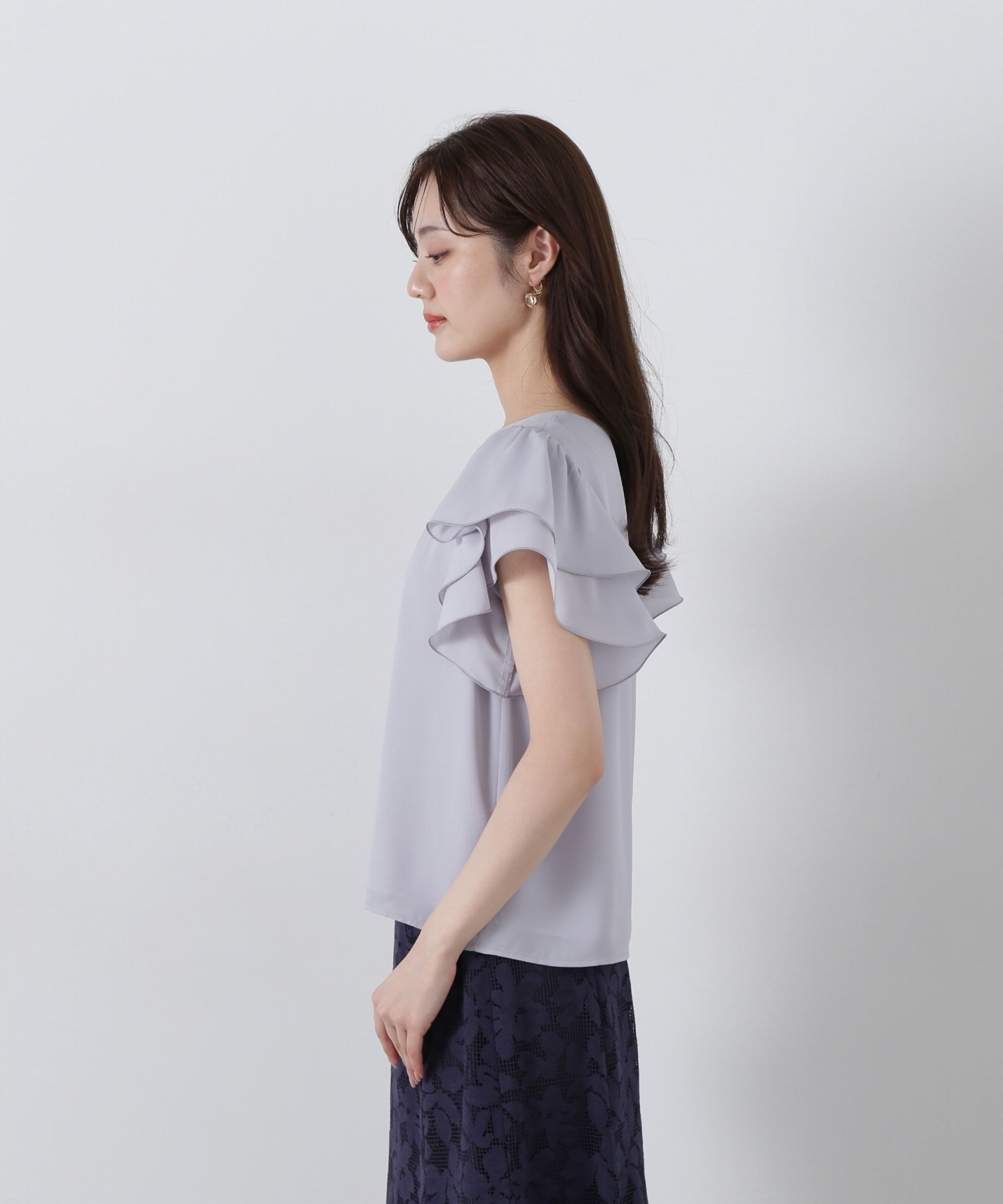 PROPORTION BODY DRESSING「ダブルラッフルスリーブブラウス」|シャツ・ブラウス|