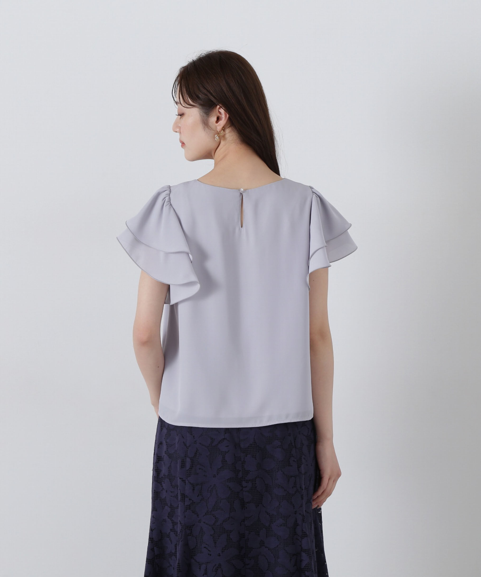 PROPORTION BODY DRESSING「ダブルラッフルスリーブブラウス」|シャツ・ブラウス|