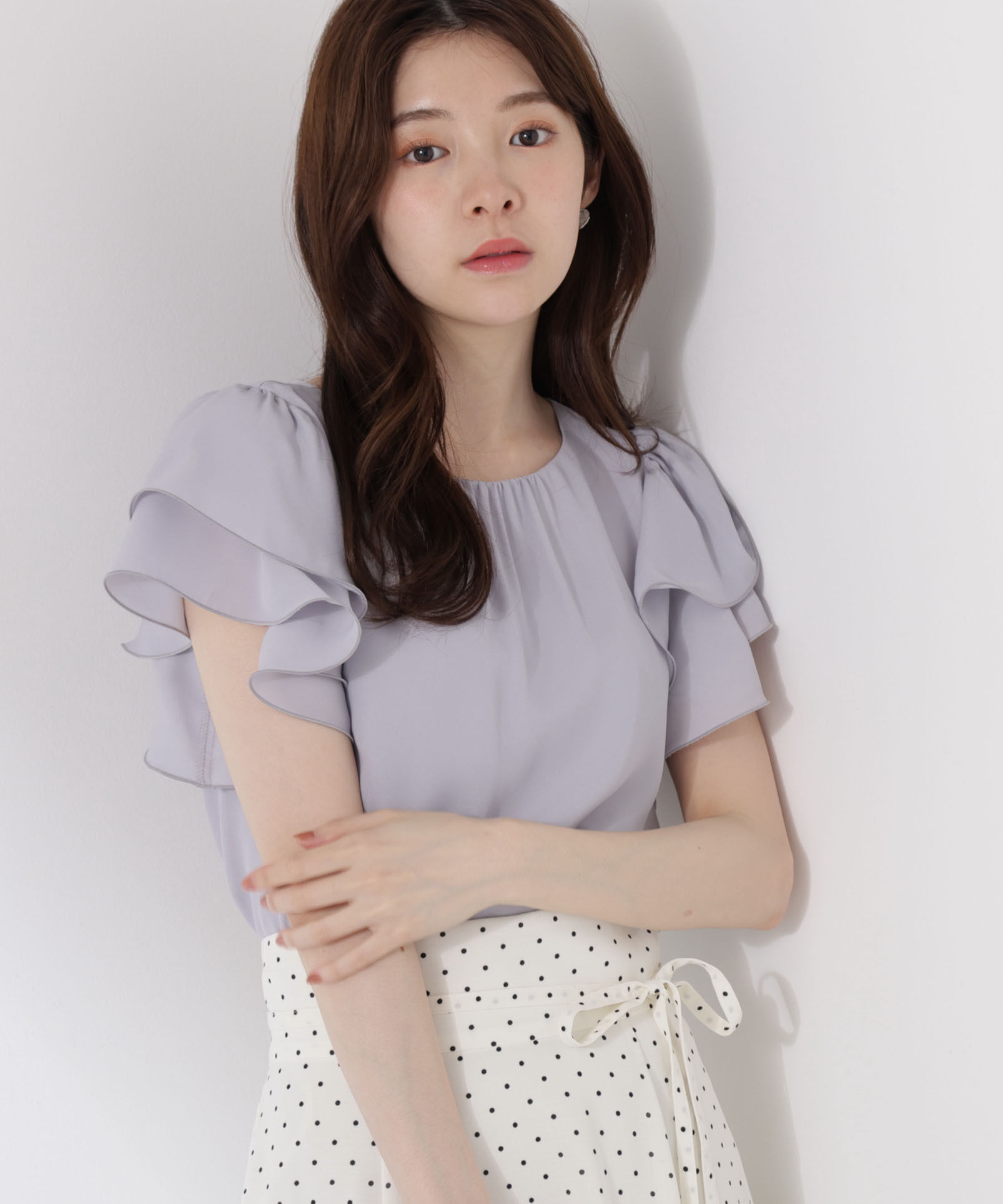 PROPORTION BODY DRESSING「ダブルラッフルスリーブブラウス」|シャツ・ブラウス|