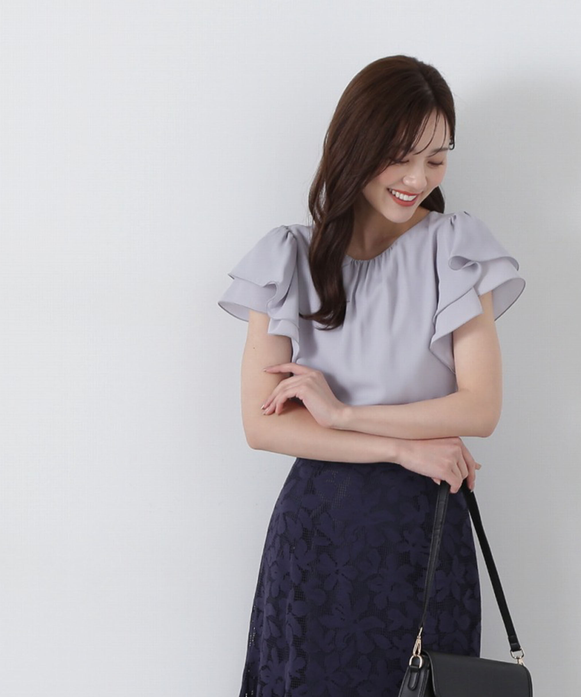 PROPORTION BODY DRESSING「ダブルラッフルスリーブブラウス」|シャツ・ブラウス|