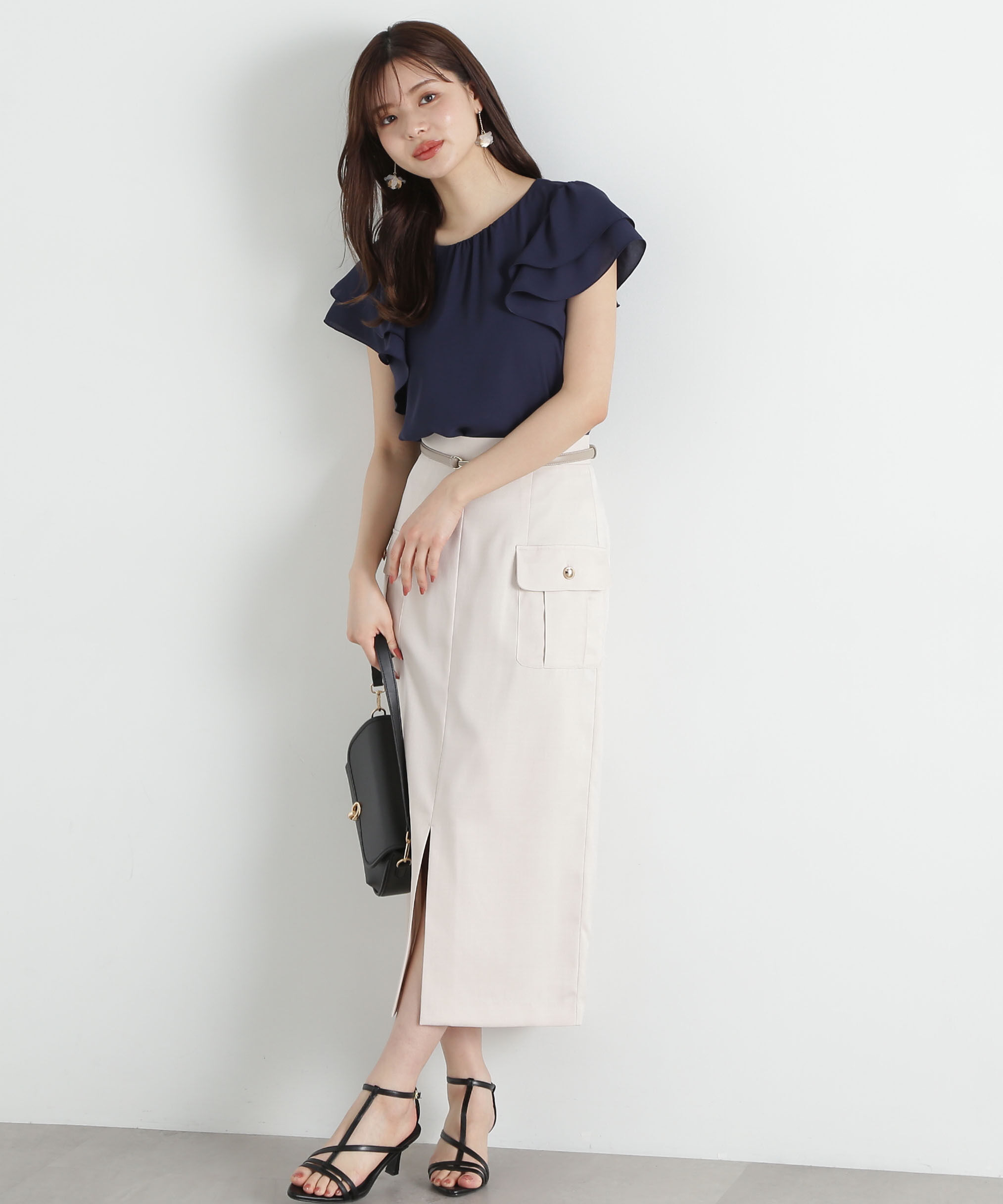 PROPORTION BODY DRESSING「ダブルラッフルスリーブブラウス」|シャツ・ブラウス|