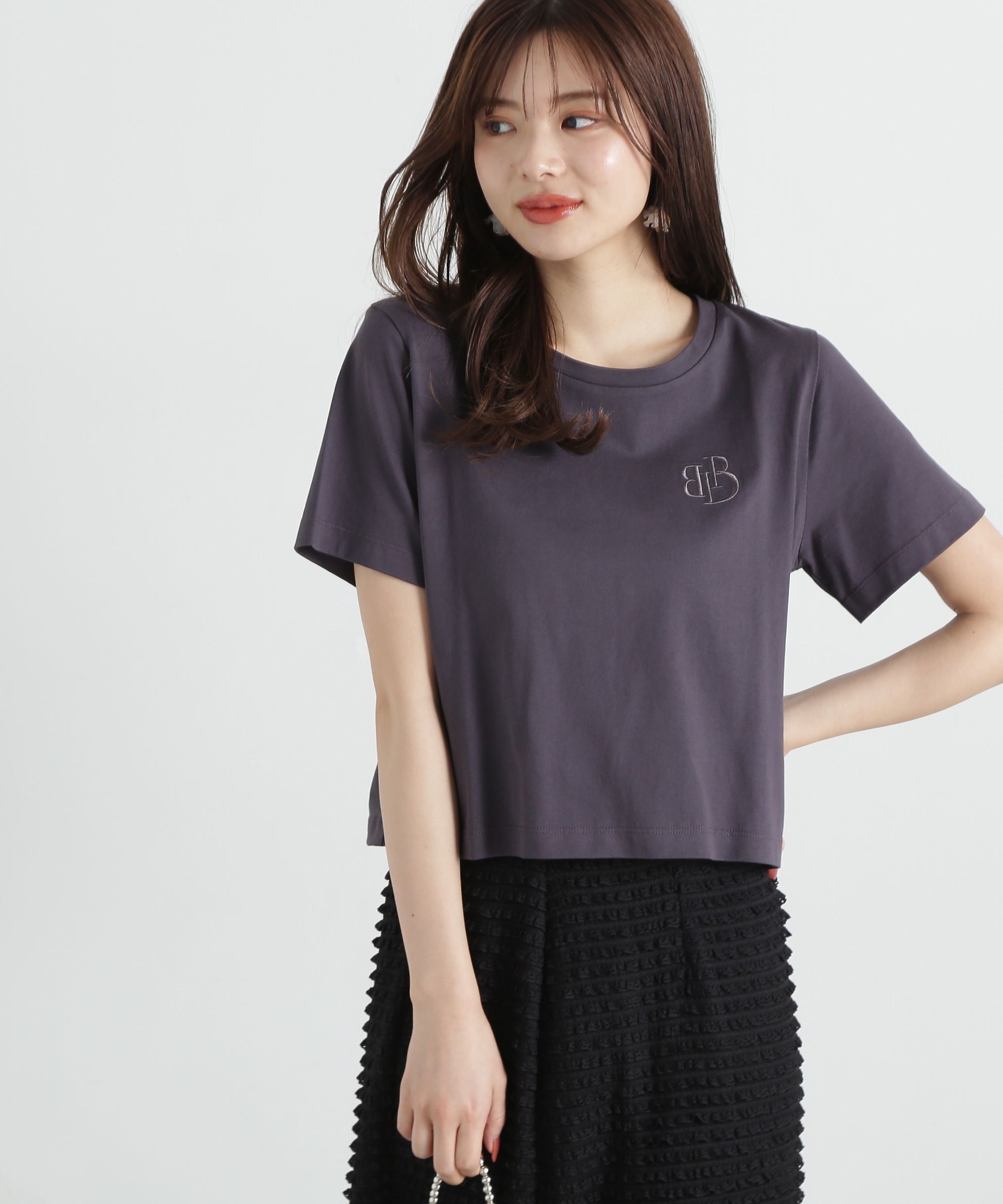 PROPORTION BODY DRESSING「刺繍Tシャツ」|Tシャツ・カットソー|