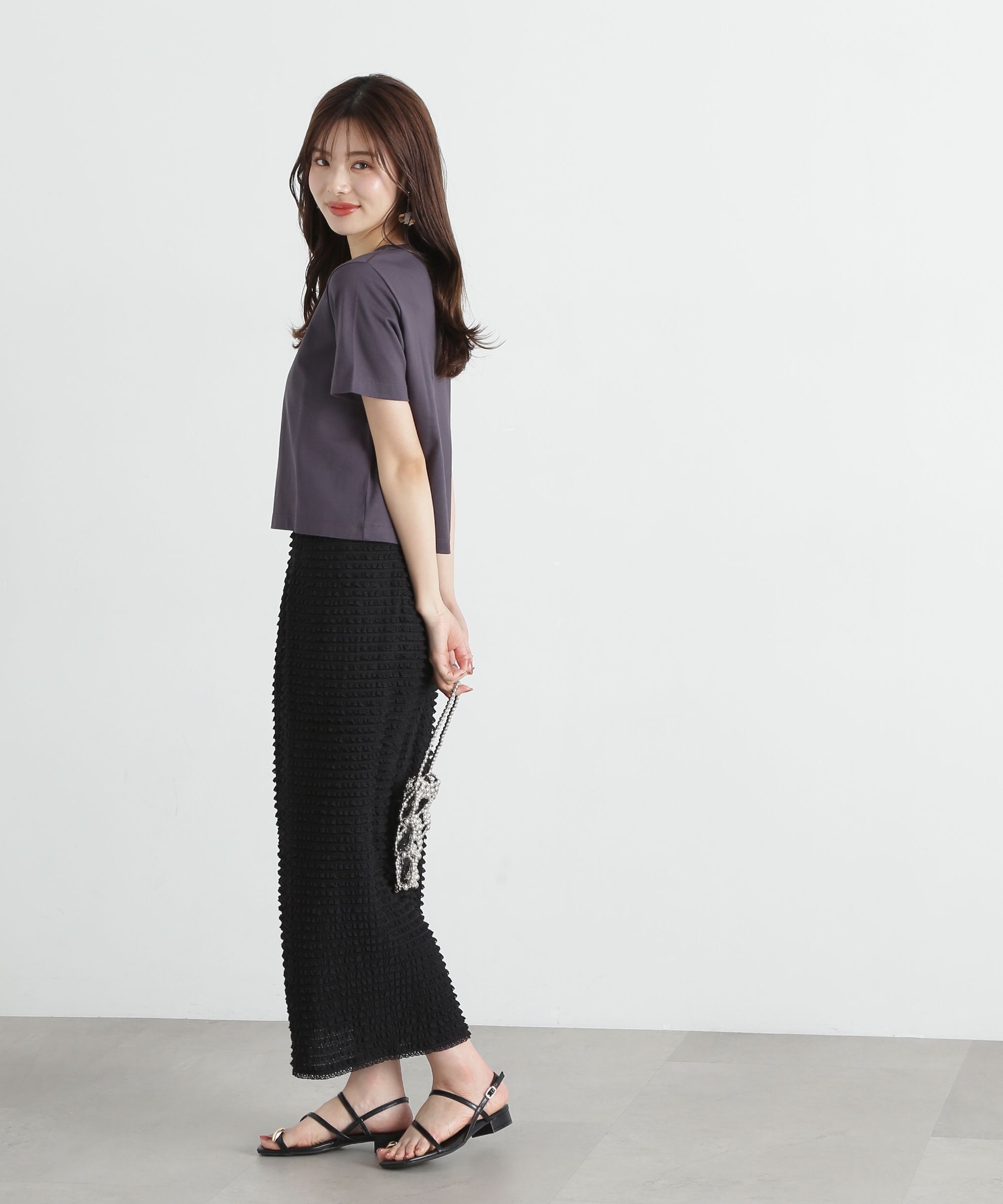 PROPORTION BODY DRESSING「刺繍Tシャツ」|Tシャツ・カットソー|