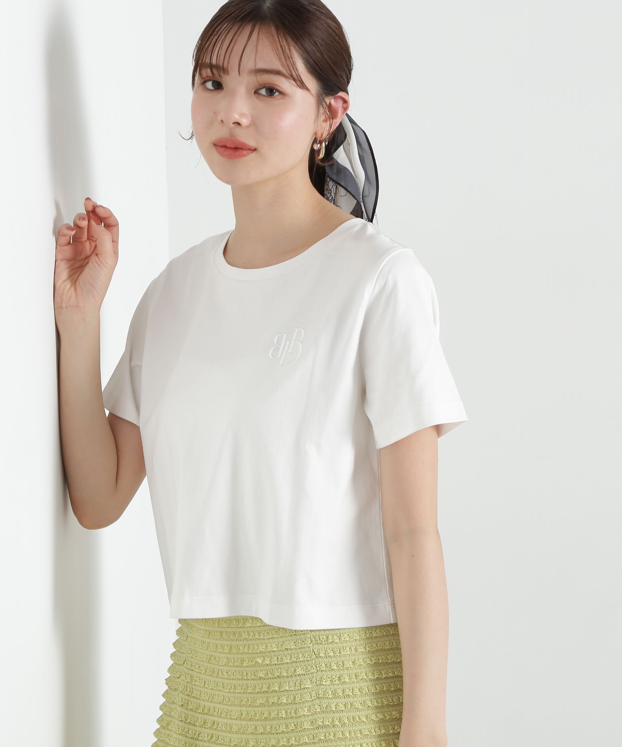 PROPORTION BODY DRESSING「刺繍Tシャツ」|Tシャツ・カットソー|