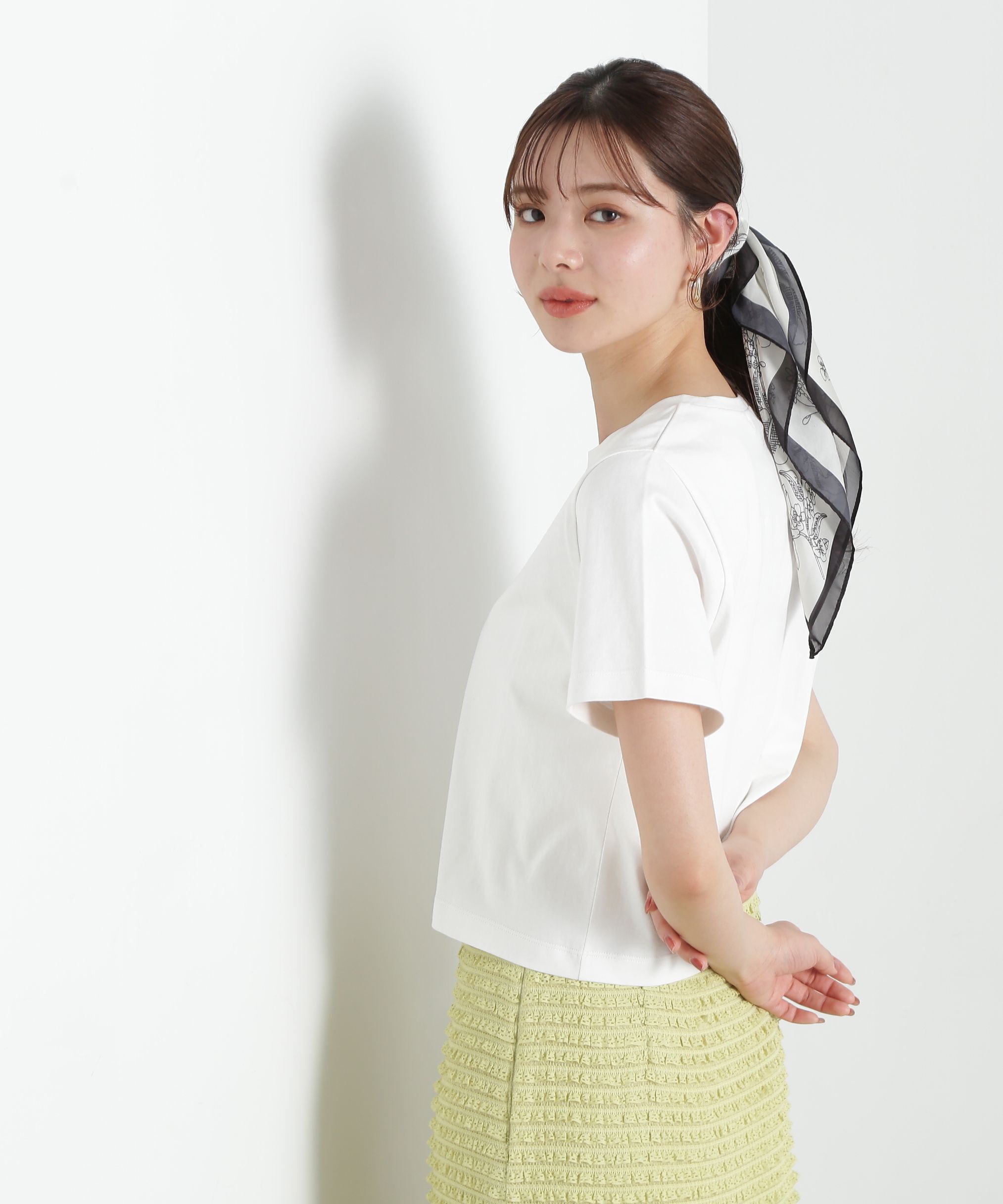 PROPORTION BODY DRESSING「刺繍Tシャツ」|Tシャツ・カットソー|