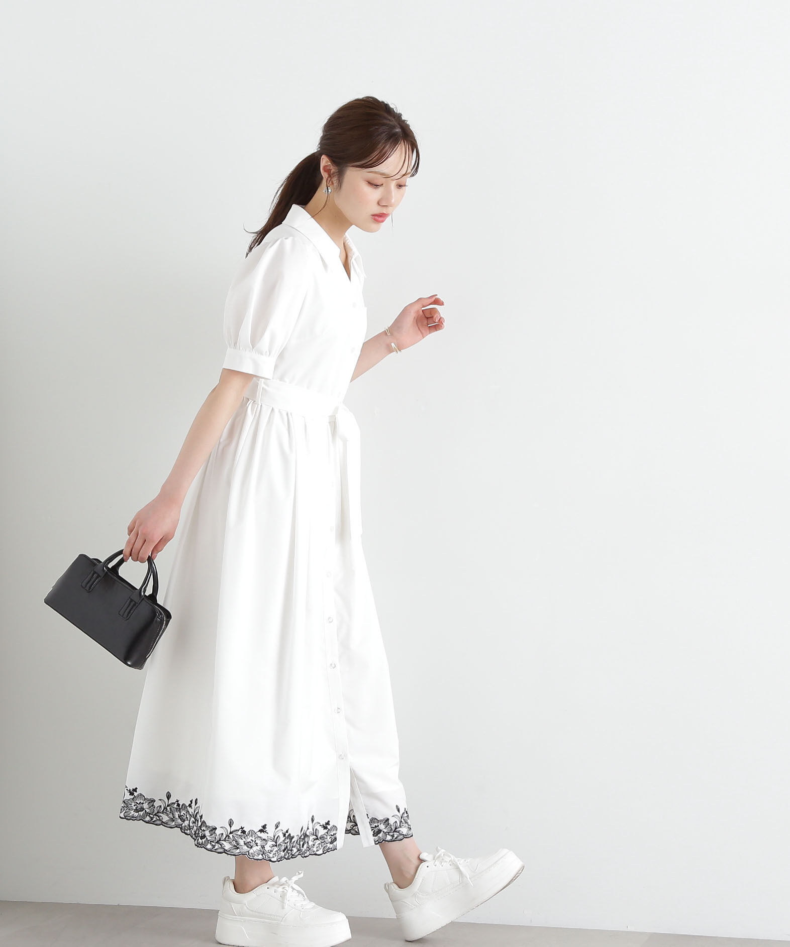 PROPORTION BODY DRESSING「エンブロイダリーシャツワンピース」|ワンピース|