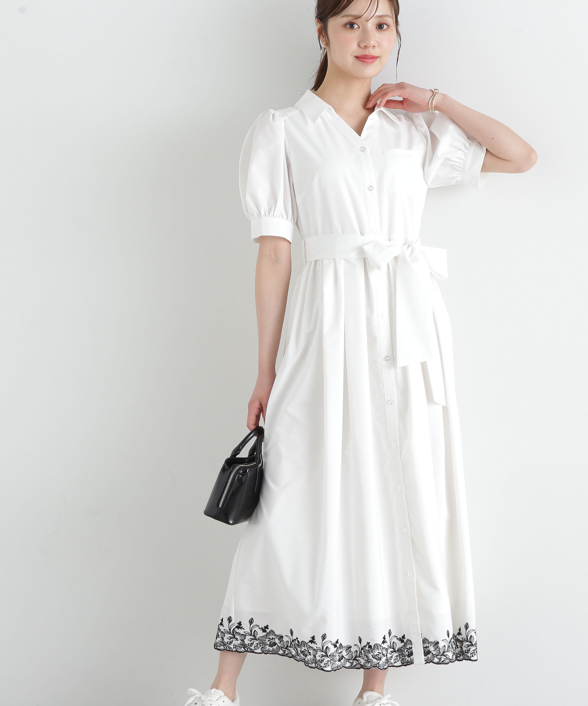 PROPORTION BODY DRESSING「エンブロイダリーシャツワンピース」|ワンピース|