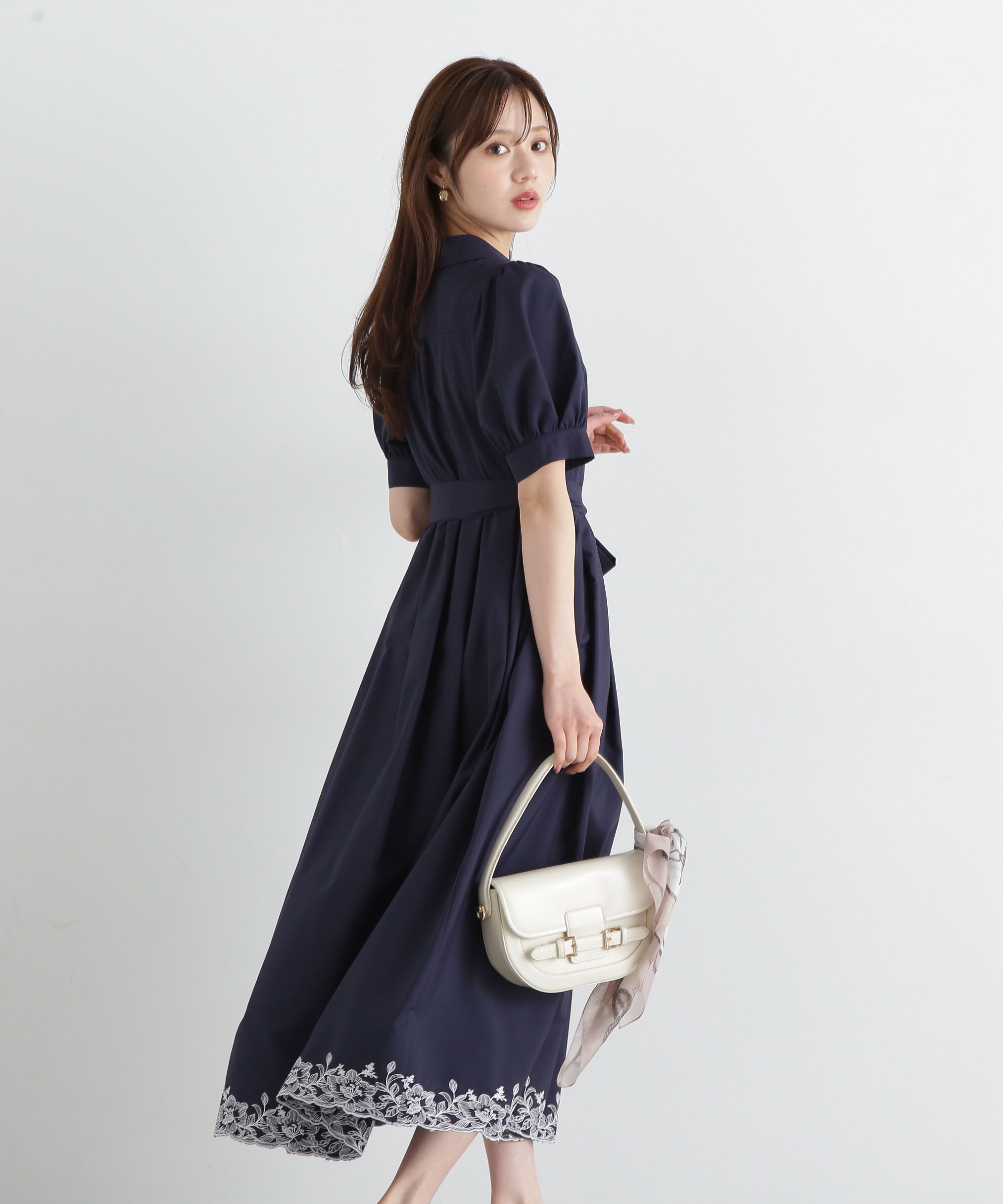 PROPORTION BODY DRESSING「エンブロイダリーシャツワンピース」|ワンピース|