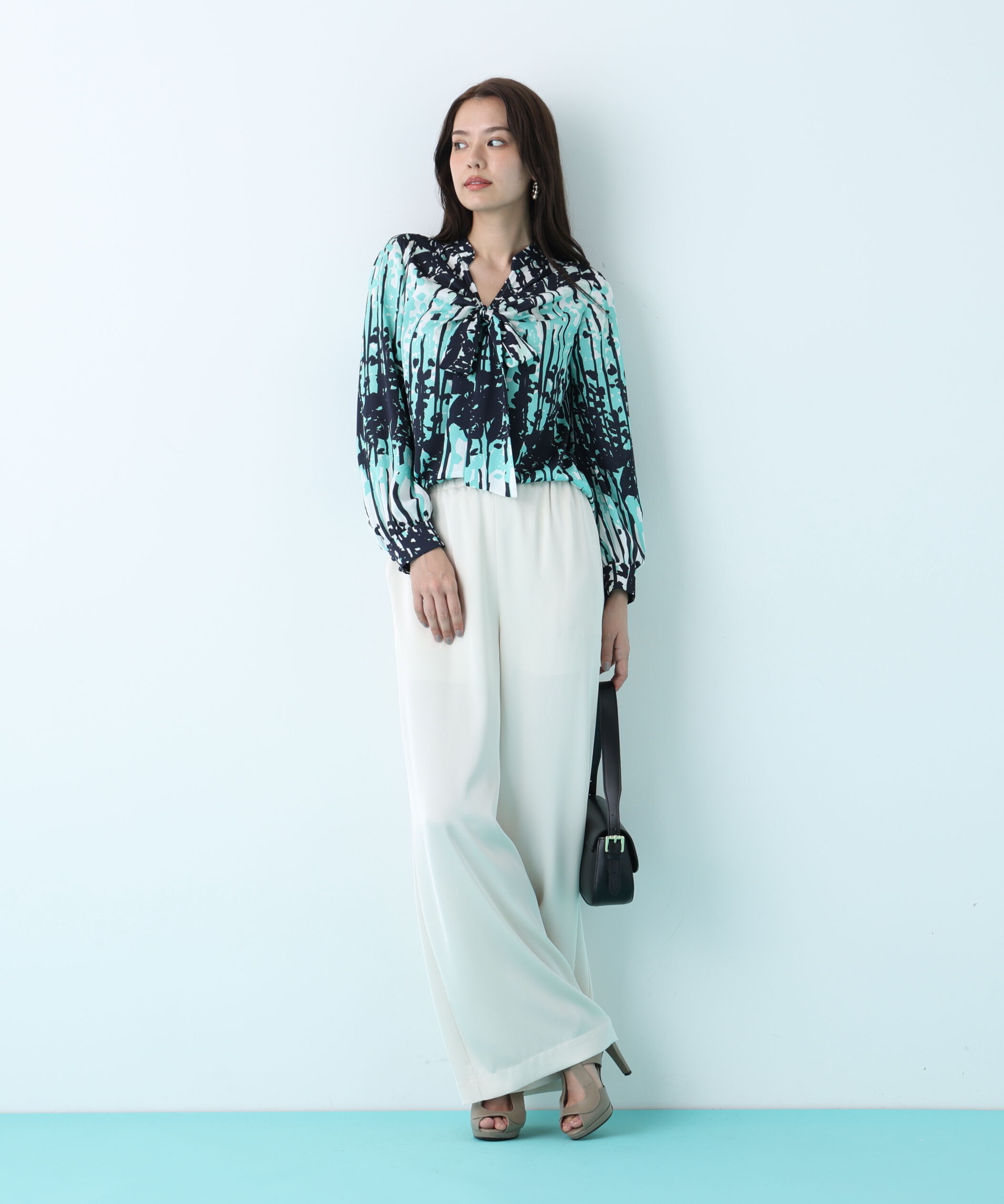  「サテンワイドパンツ」|その他|