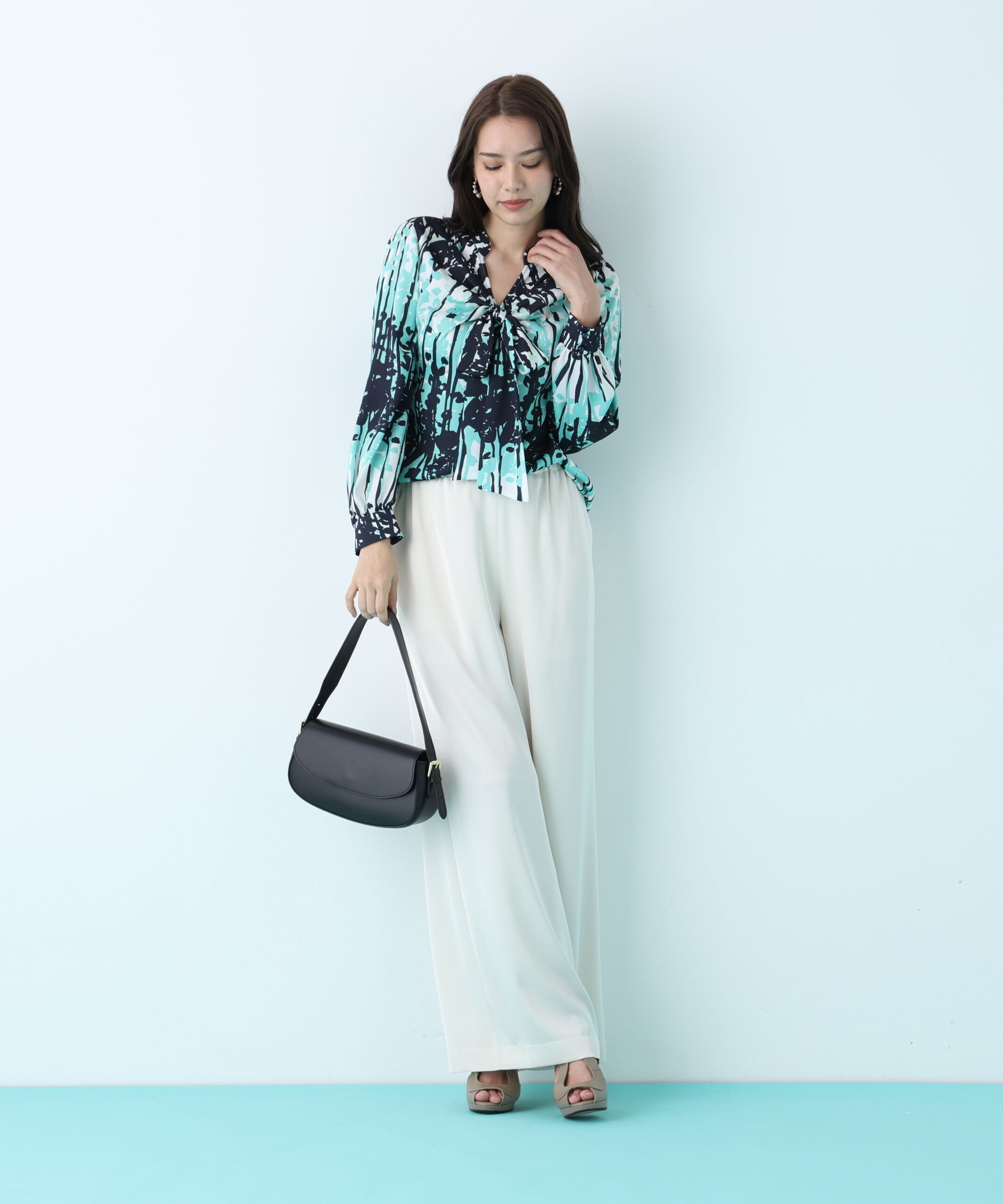  「サテンワイドパンツ」|その他|