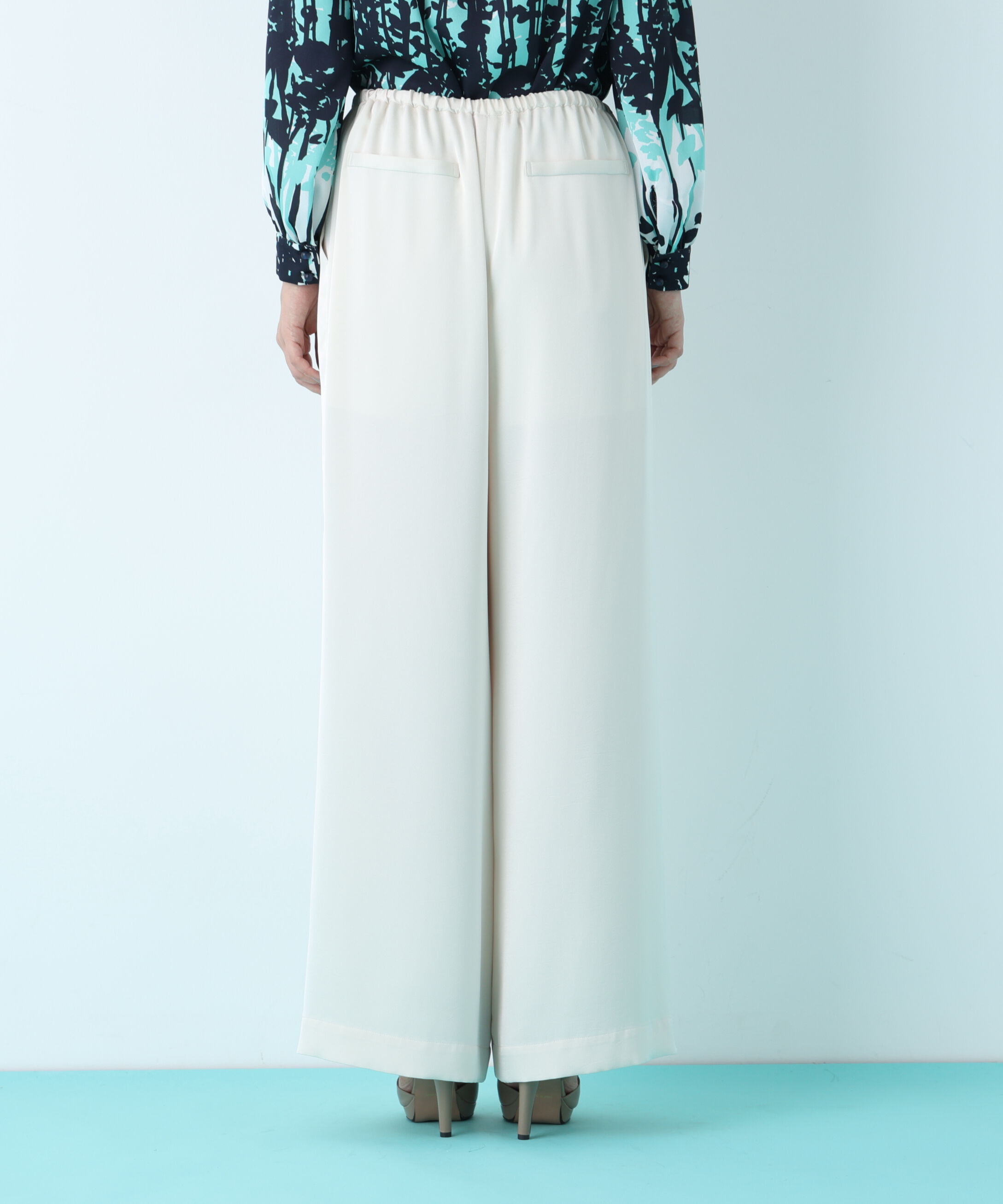  「サテンワイドパンツ」|その他|