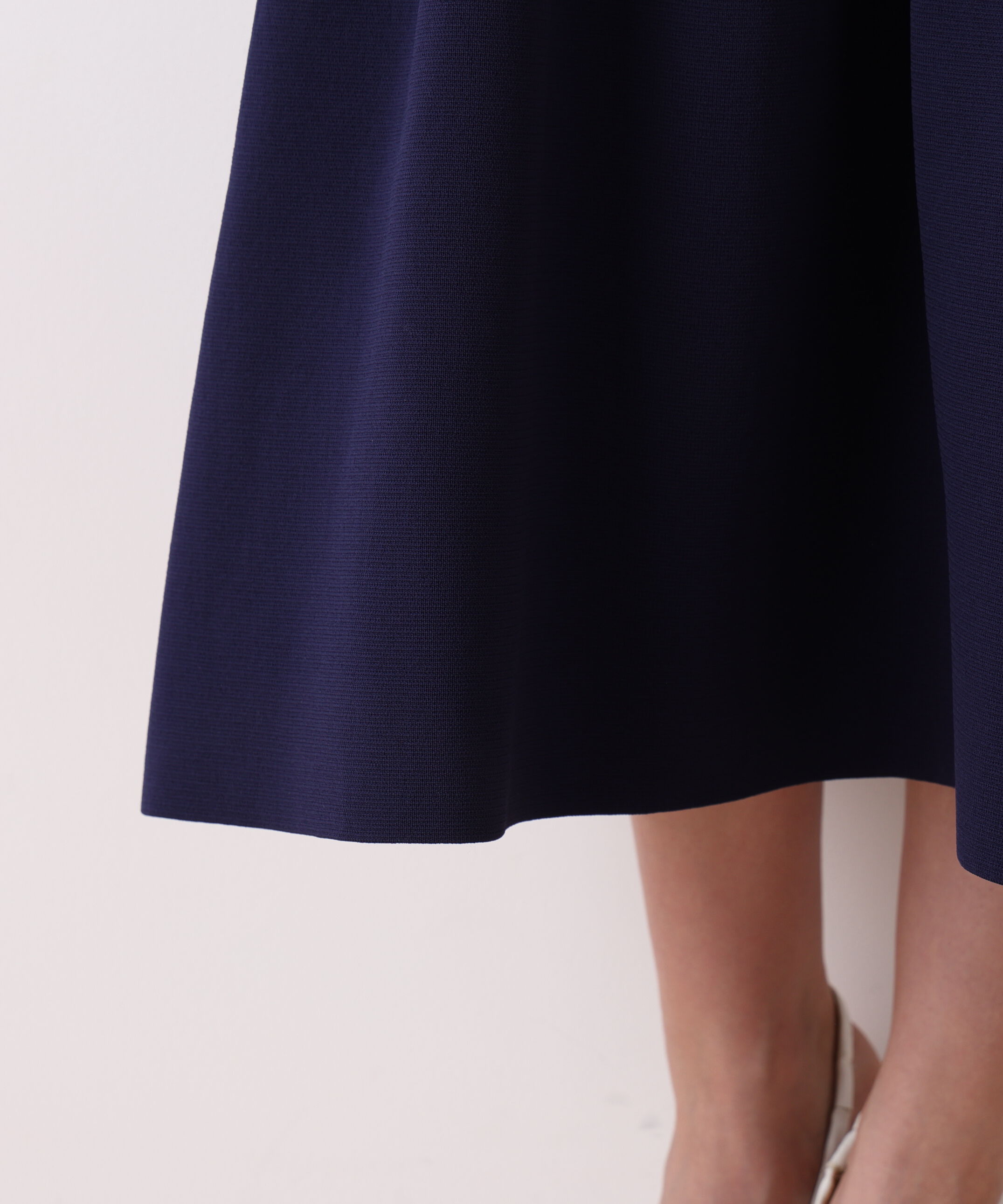  「ボートネックマーメイドニットワンピース」|ワンピース|