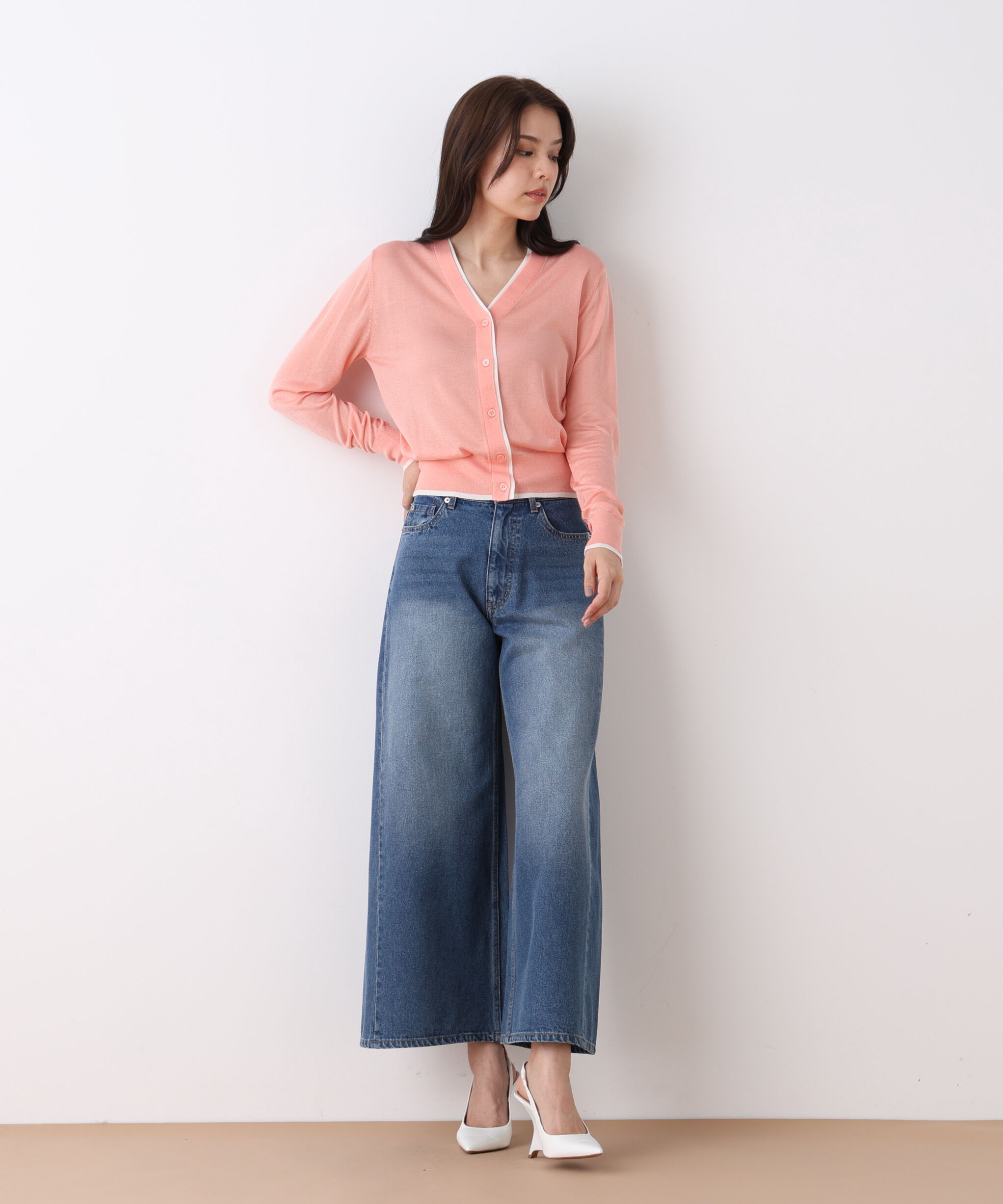  「Ｖネックパレットニットカーディガン」|その他|