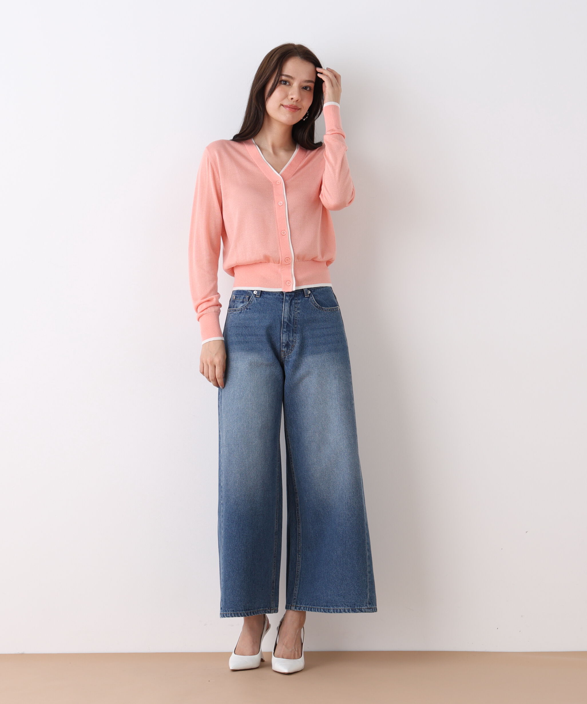  「Ｖネックパレットニットカーディガン」|その他|