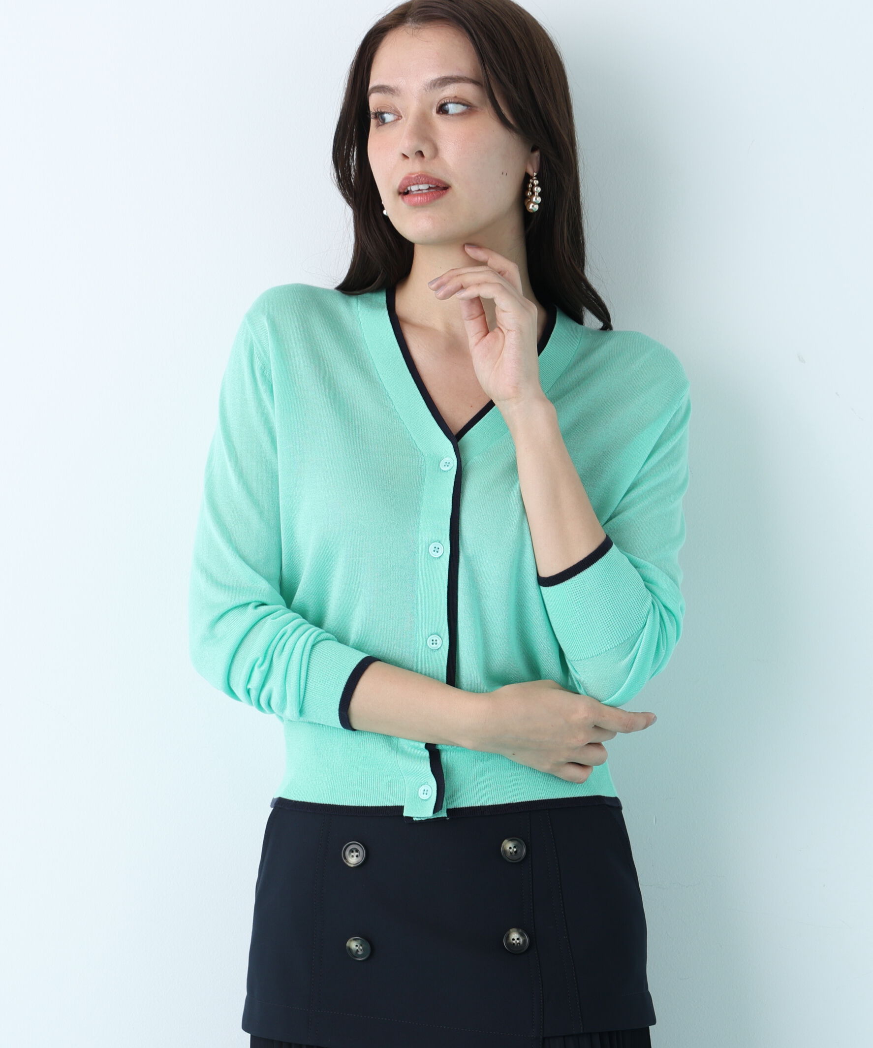  「Ｖネックパレットニットカーディガン」|その他|