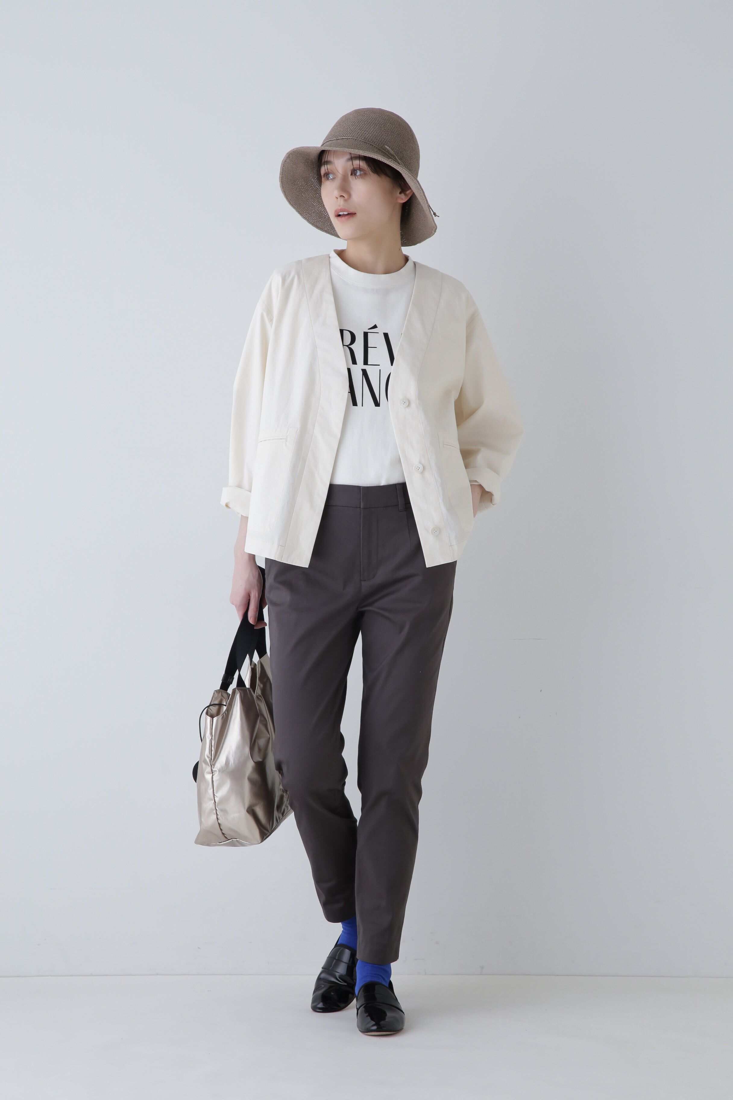  「◆リサイクル混コットンウェザーブルゾン」|シャツ・ブラウス|