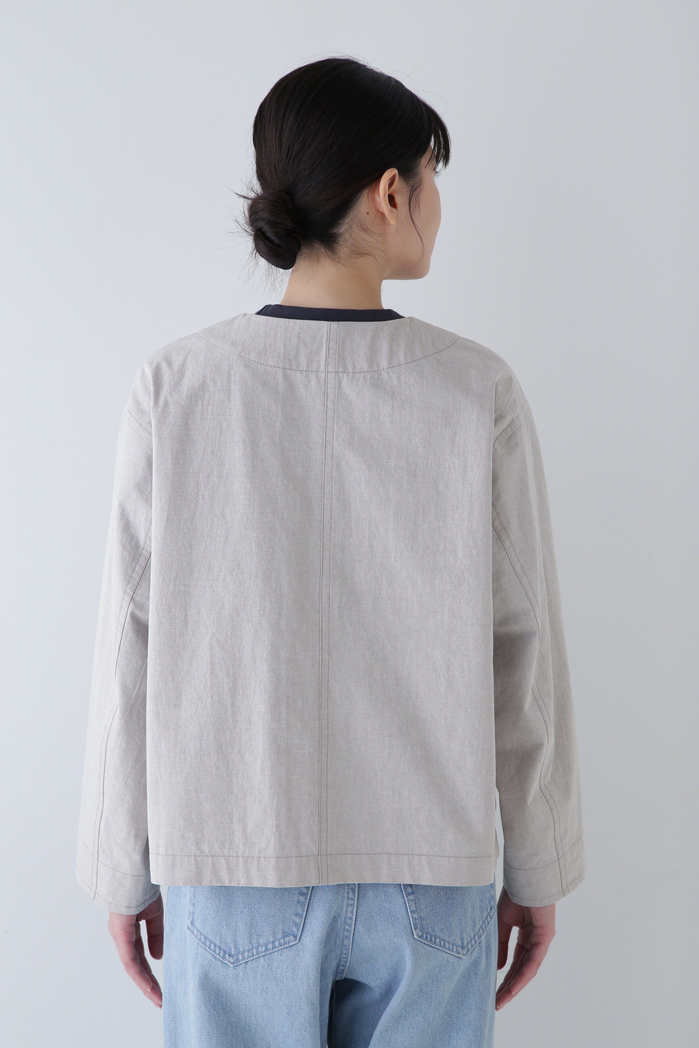  「◆リサイクル混コットンウェザーブルゾン」|シャツ・ブラウス|