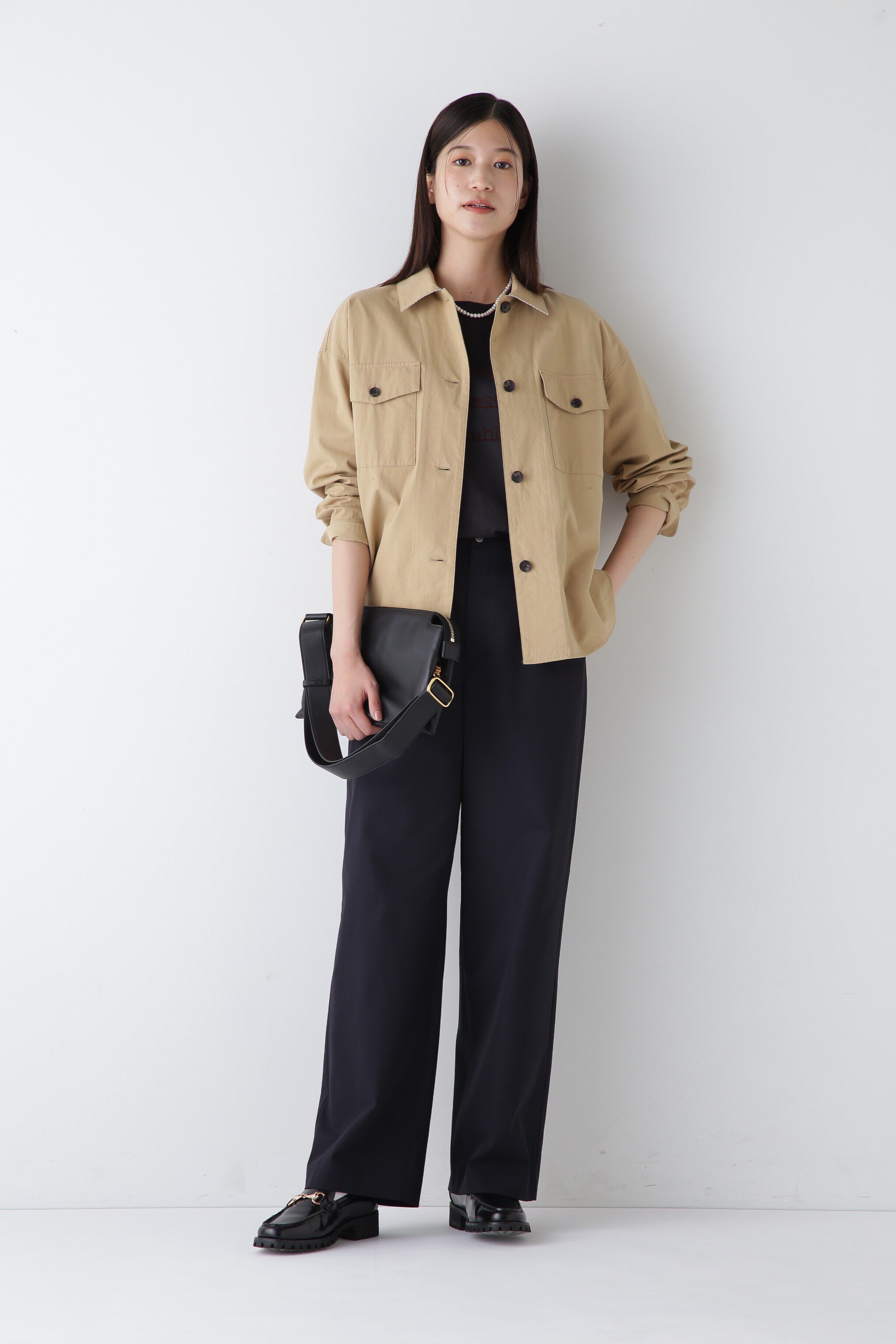  「◆コットンツイルセミワイドパンツ」|その他|