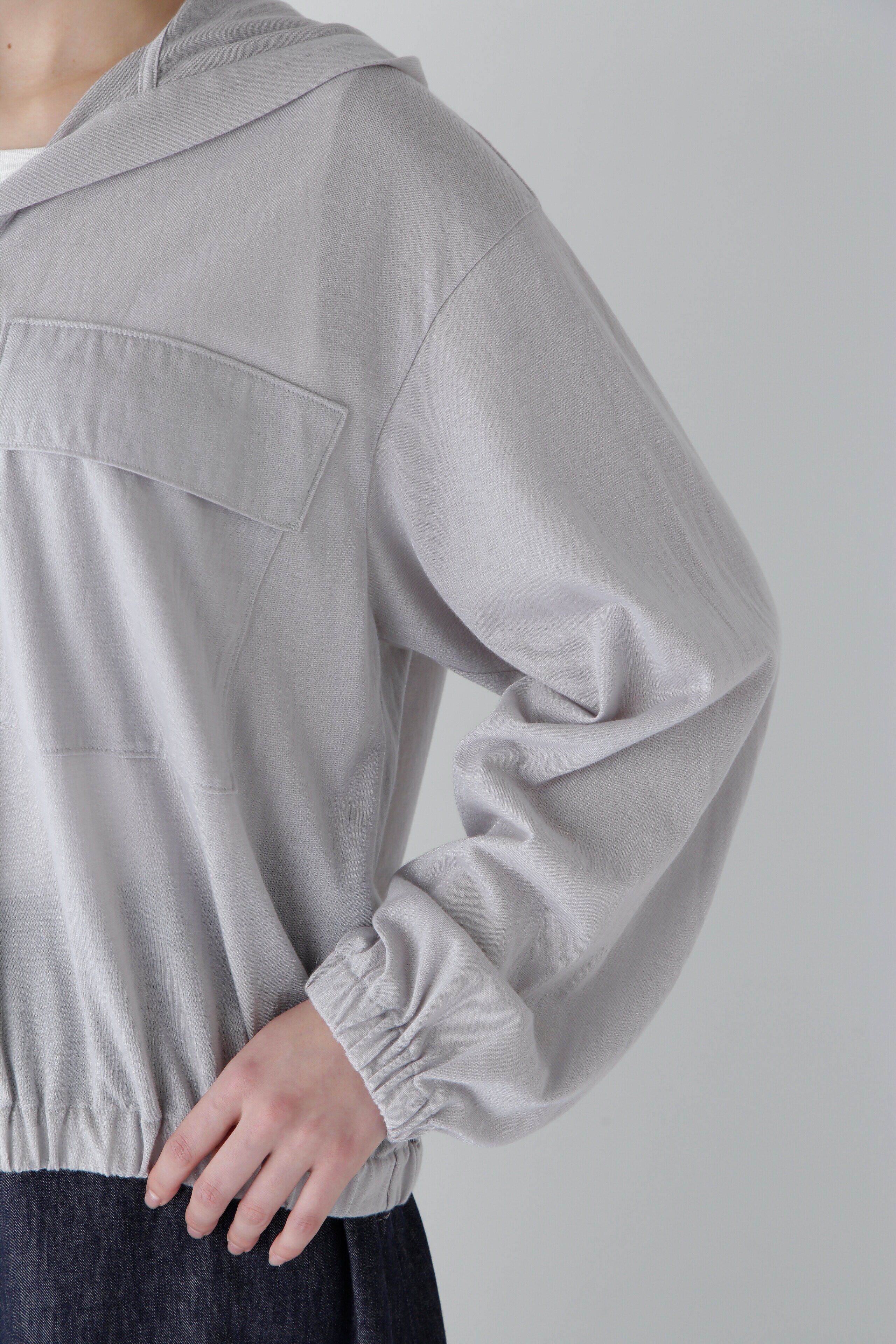  「◆コットンナイロンプレーティング天竺カットソー」|Tシャツ・カットソー|