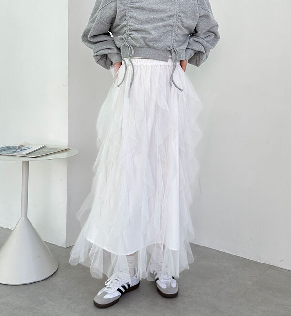 archives「チュールラッフルスカート」|スカート|OFF WHITE