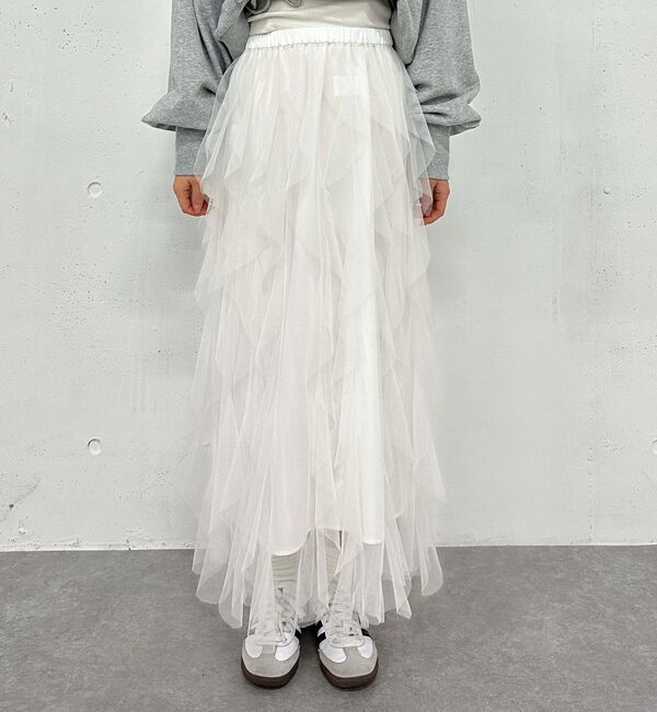 archives「チュールラッフルスカート」|スカート|