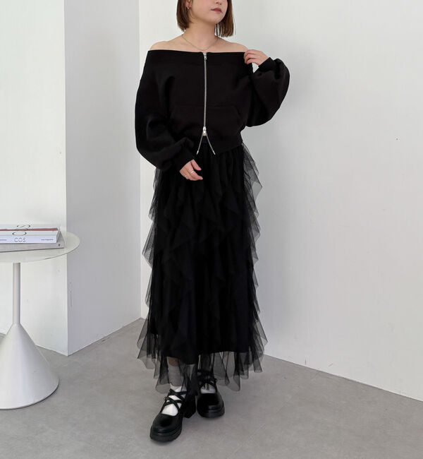 archives「チュールラッフルスカート」|スカート|